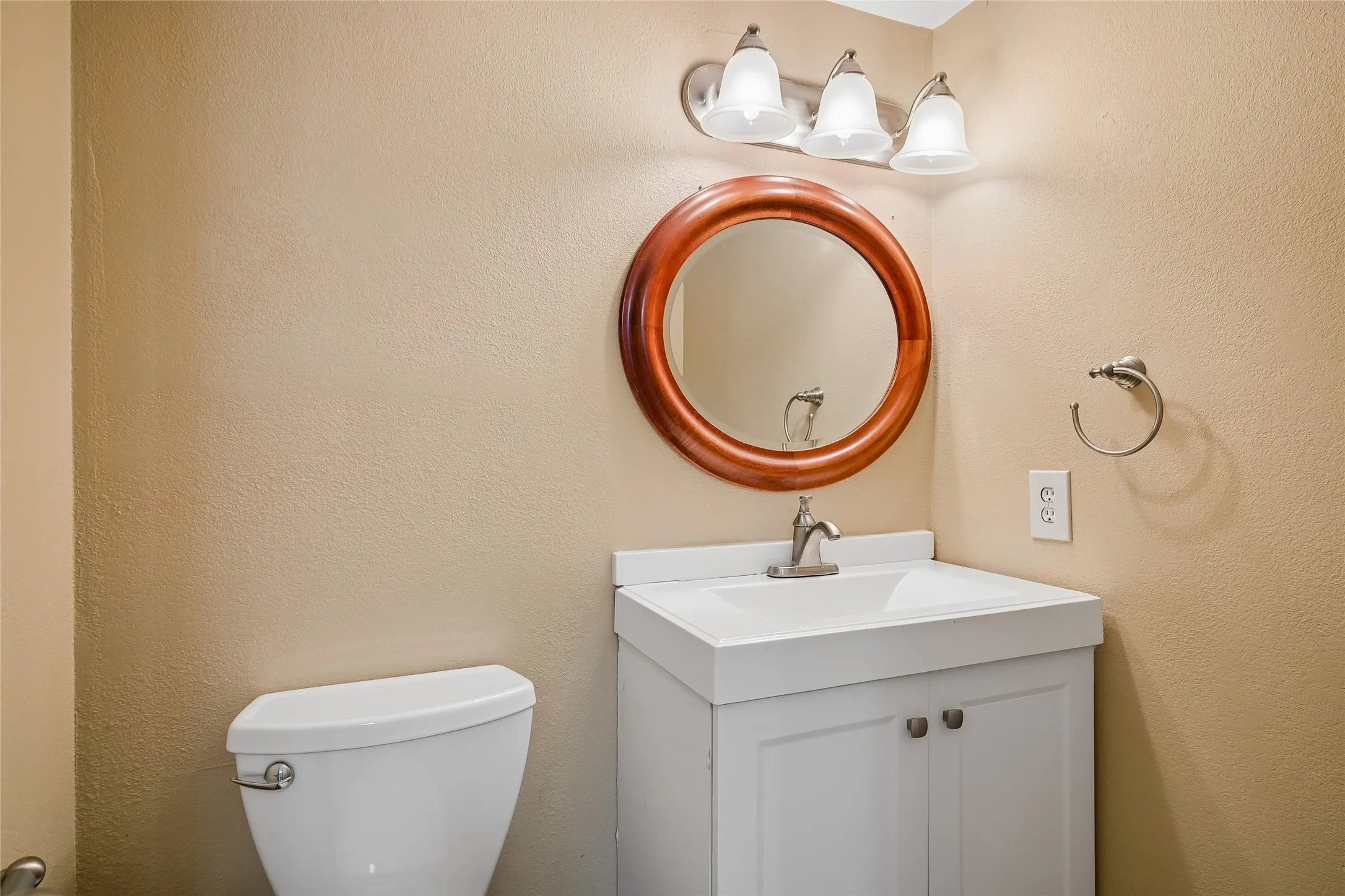 Convenient half bath