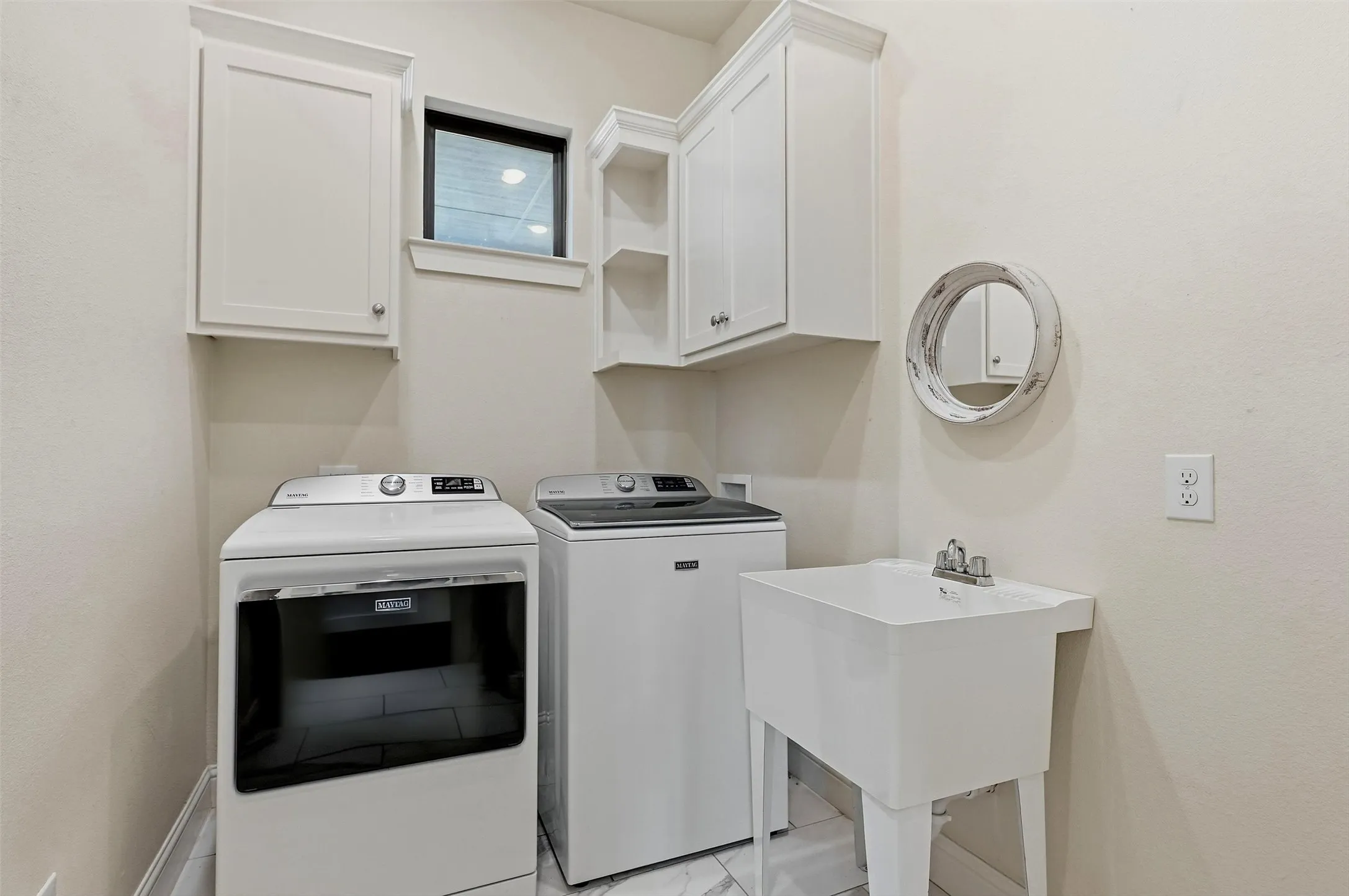 Laundry room.