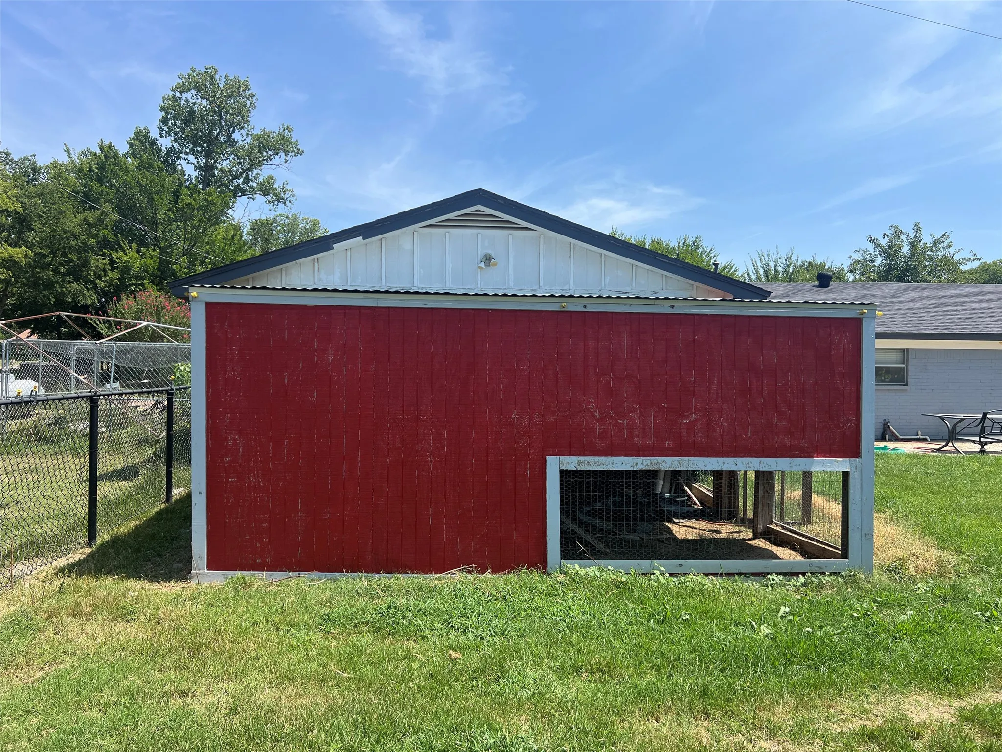 Chicken coop.