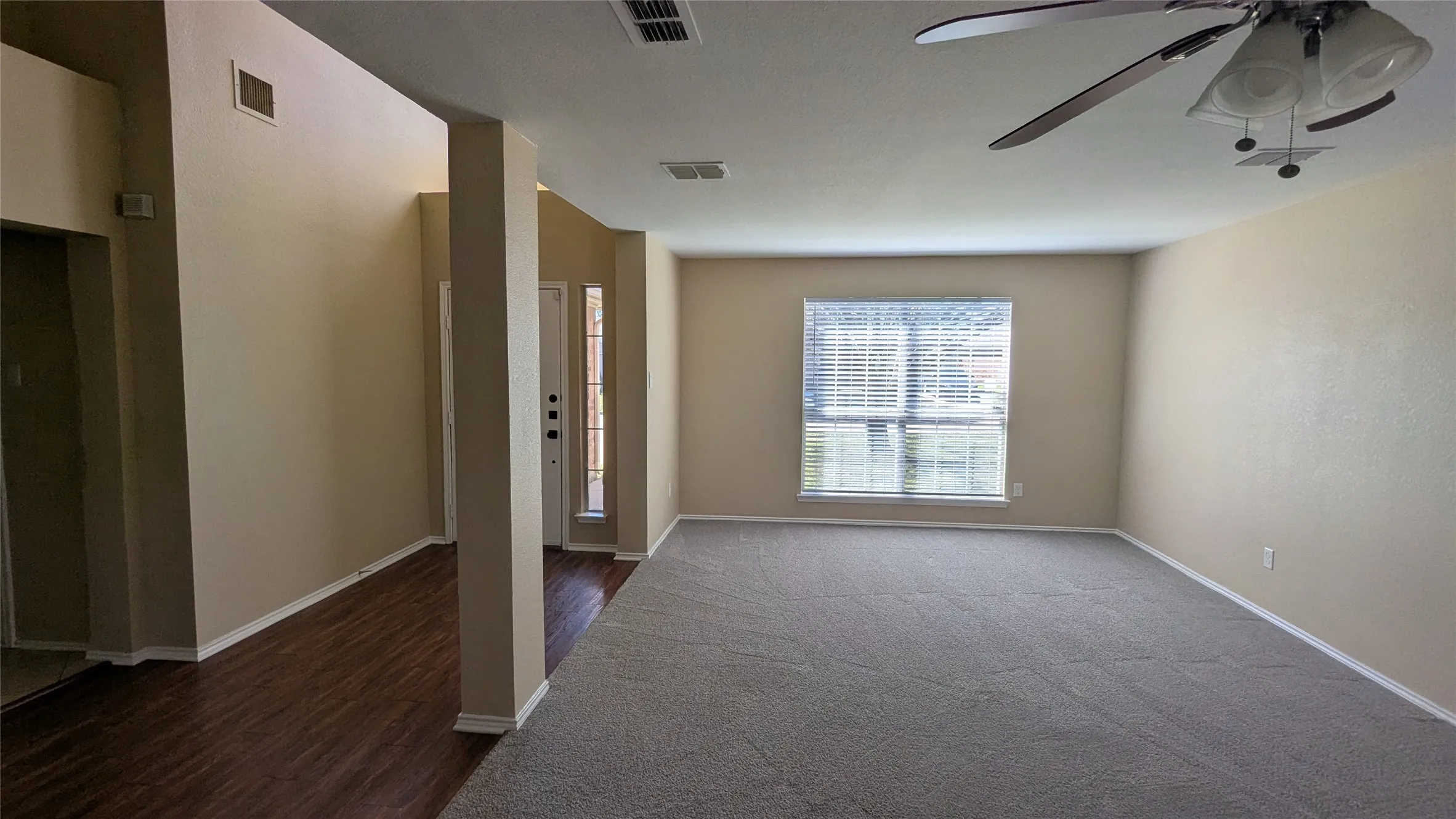 Formal dining area and entry