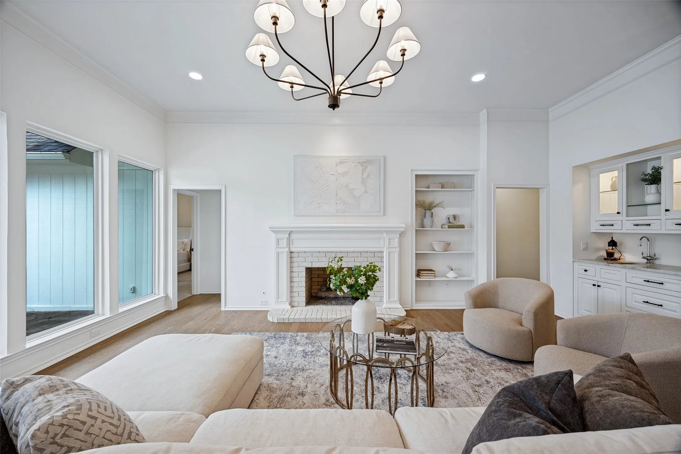Gas fireplace