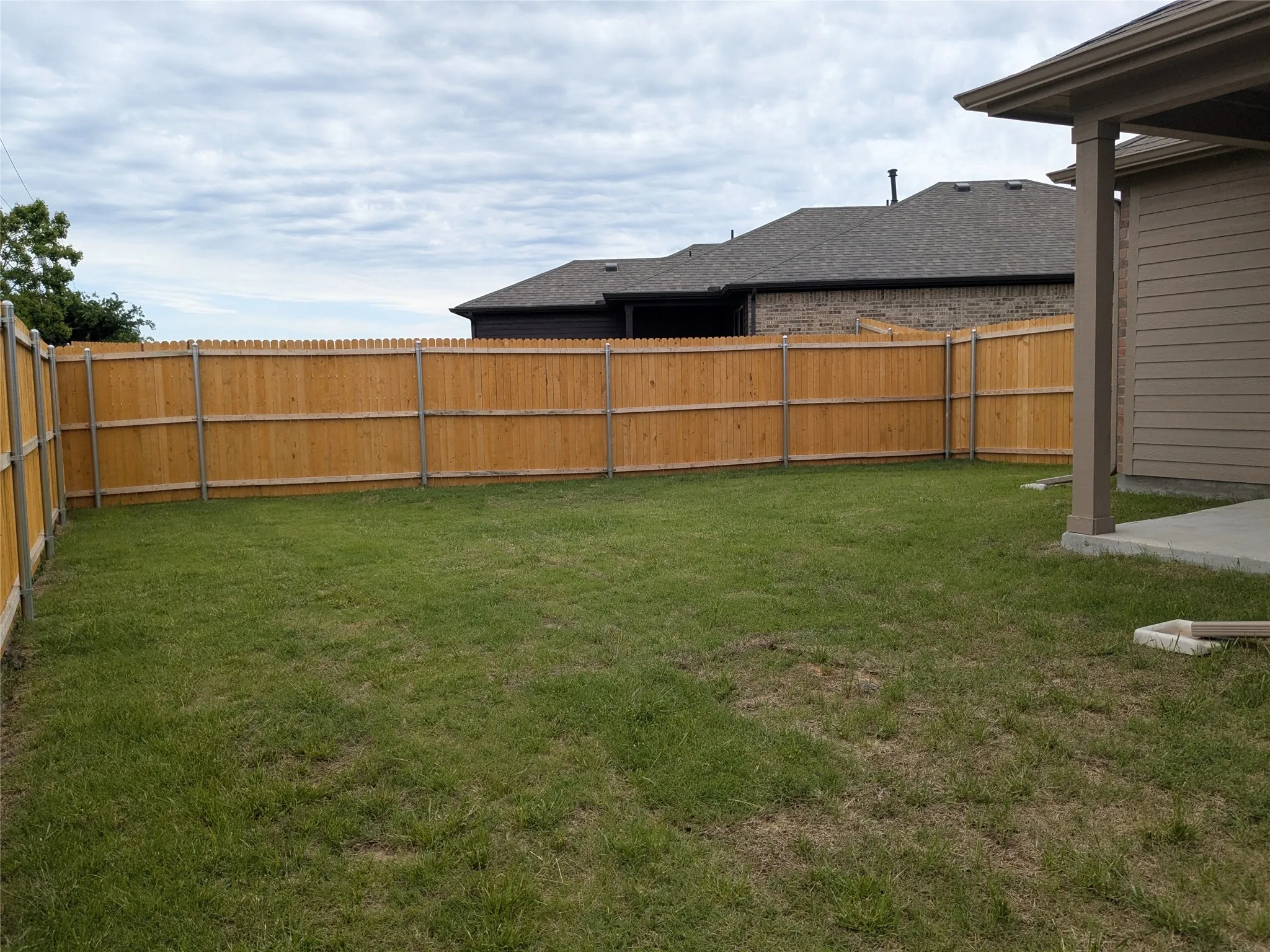 Huge backyard
