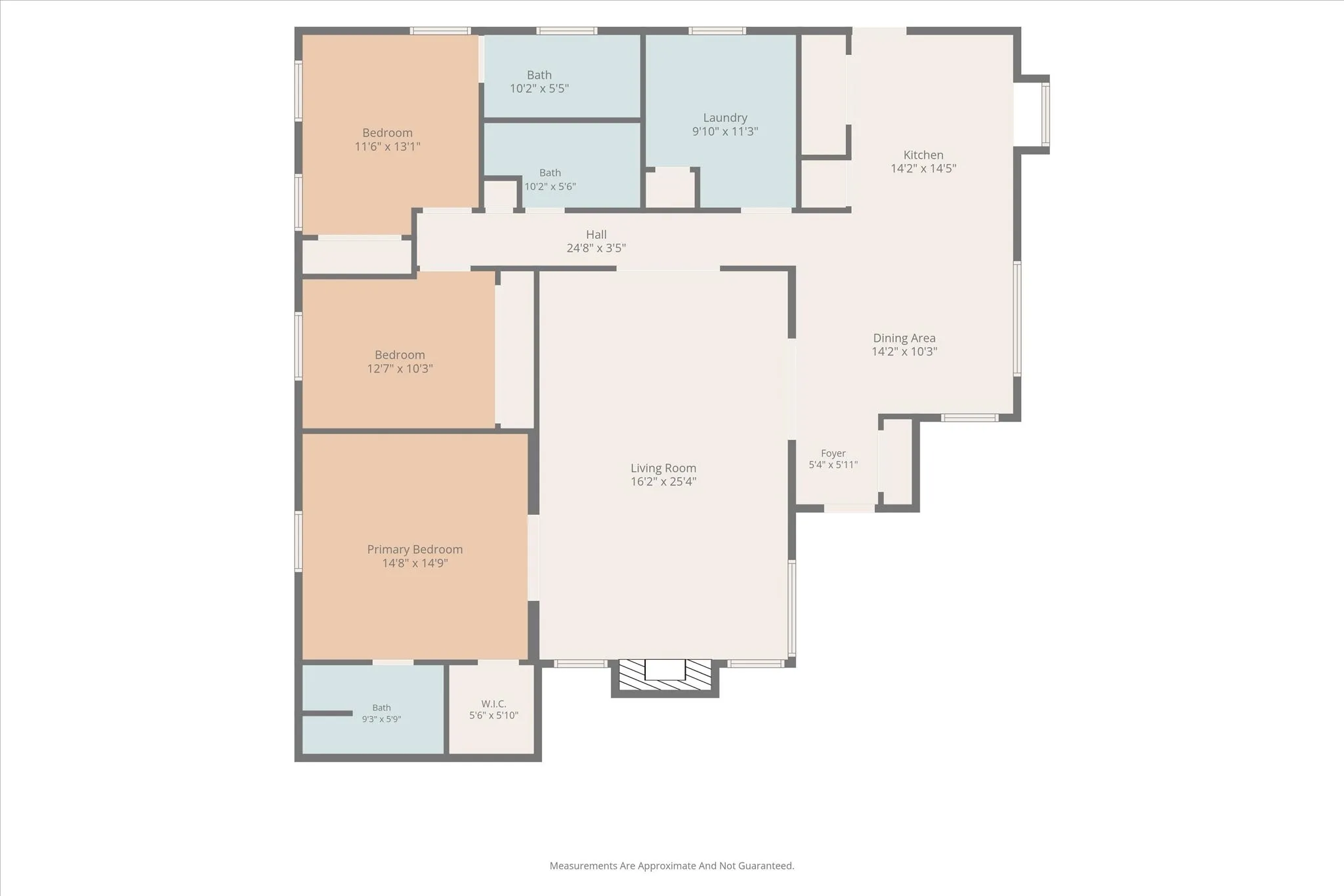 Room measurements are computer generated and are estimated. Buyer please take own measurements.