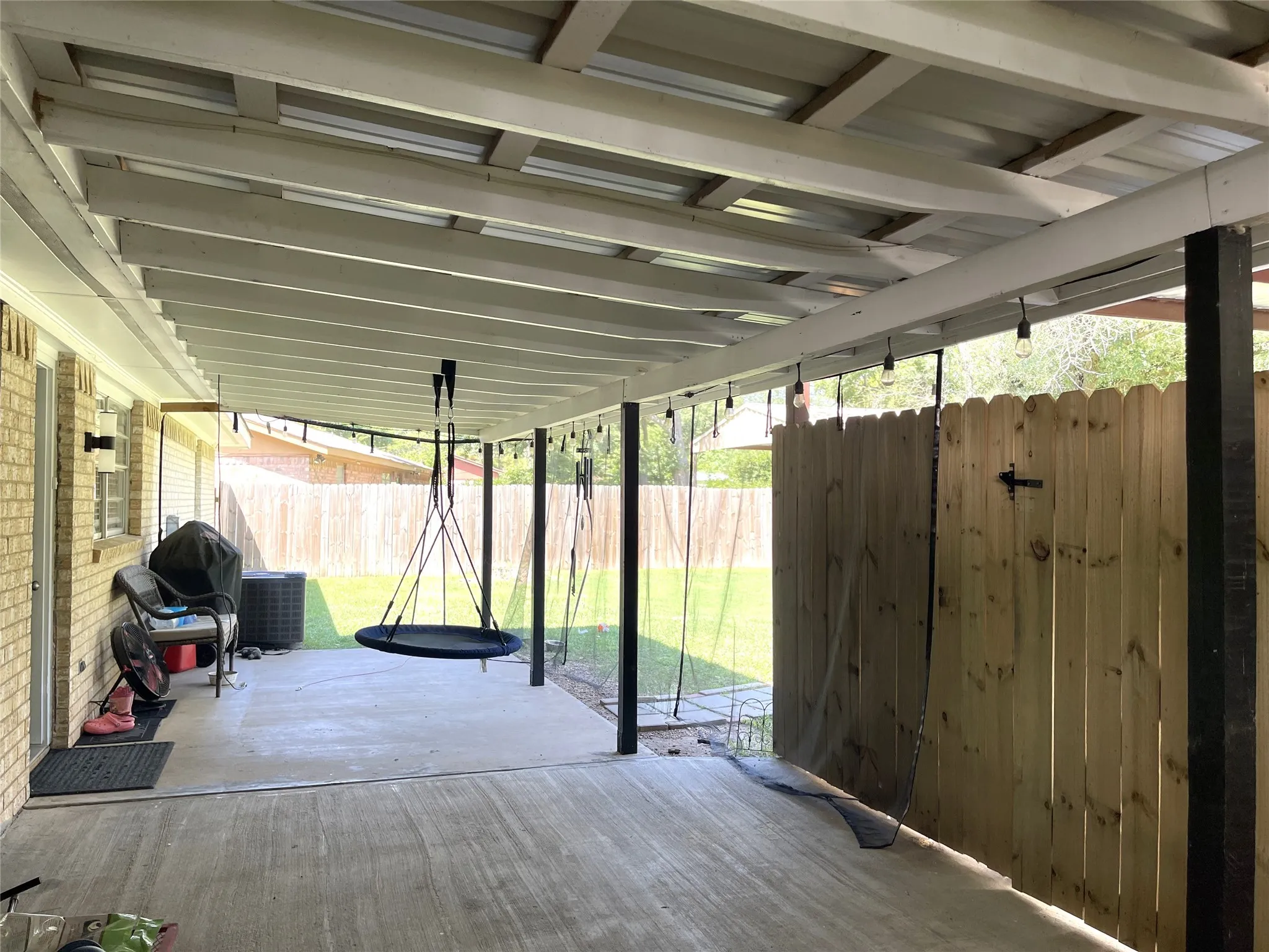 Covered Back Porch