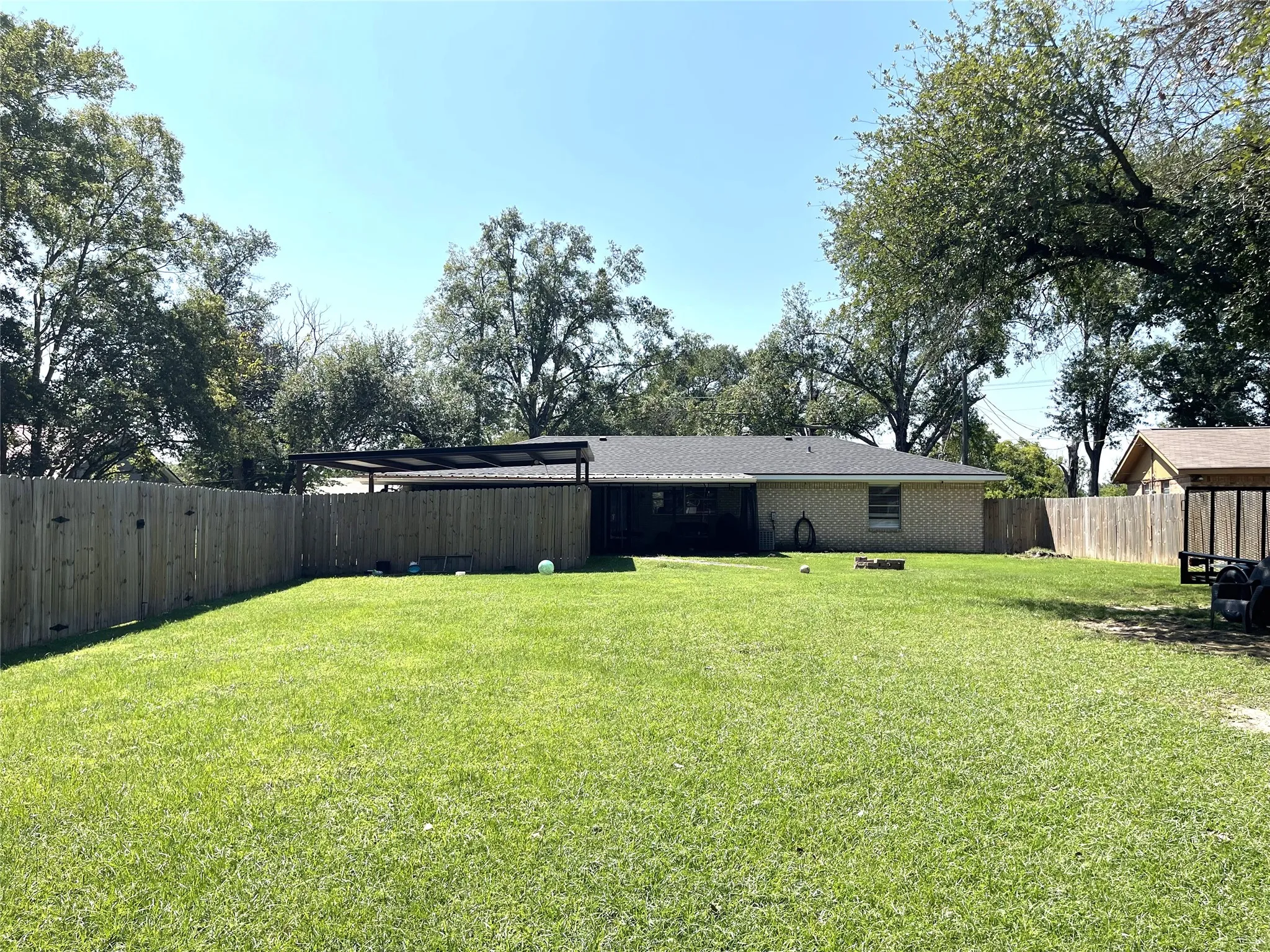 Fenced Backyard