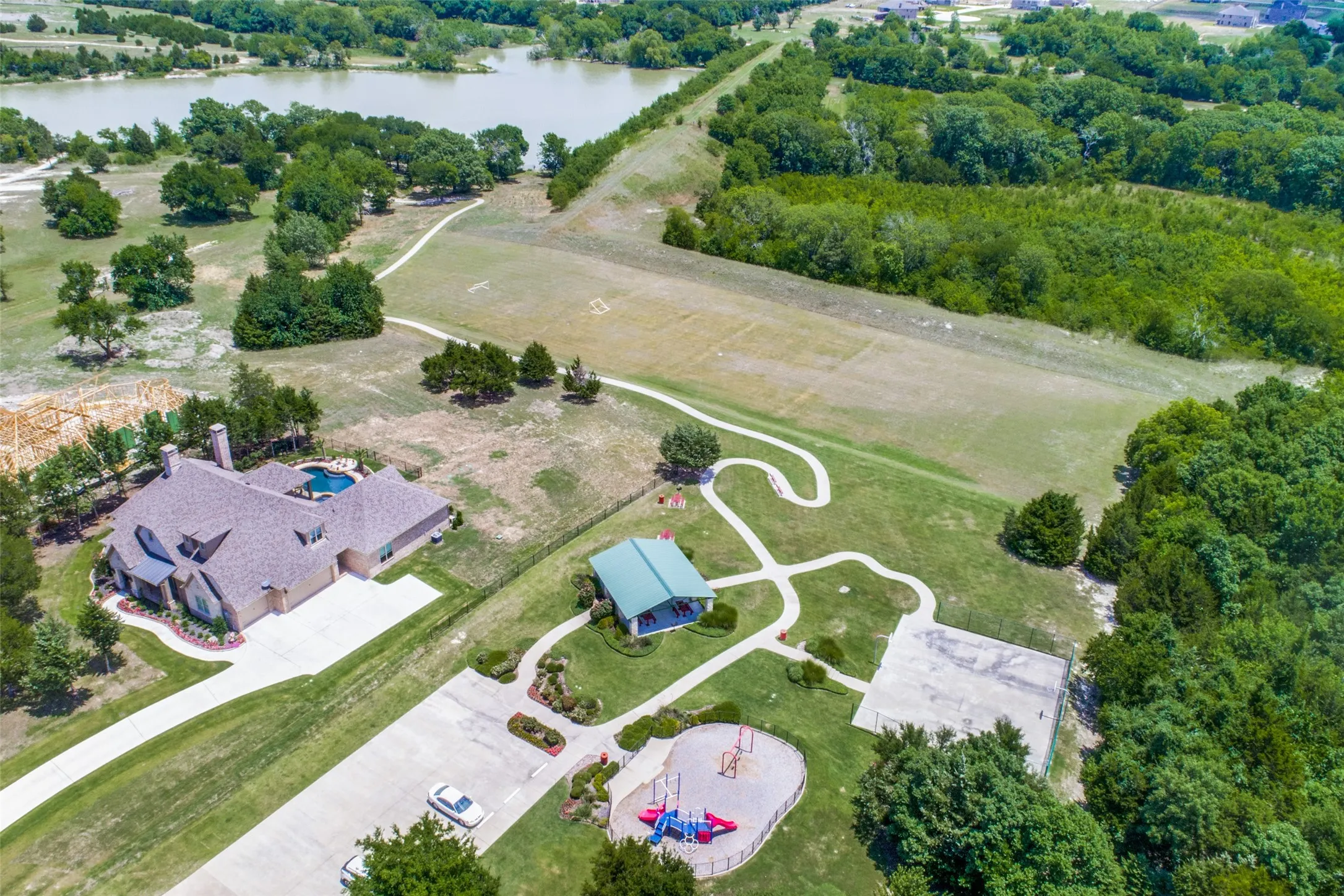 Come enjoy the lakes and ponds of Waterstone Estates. And don't forget the walking & jogging paths, and the soccer field!
