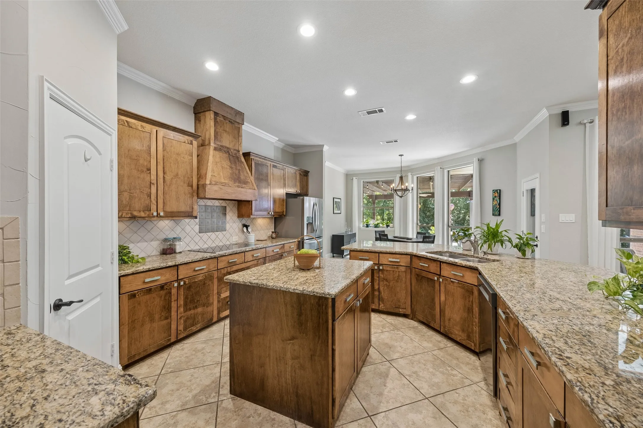 Kitchen Island, Bosch Induction Stove and don't miss the Oversized Pantry