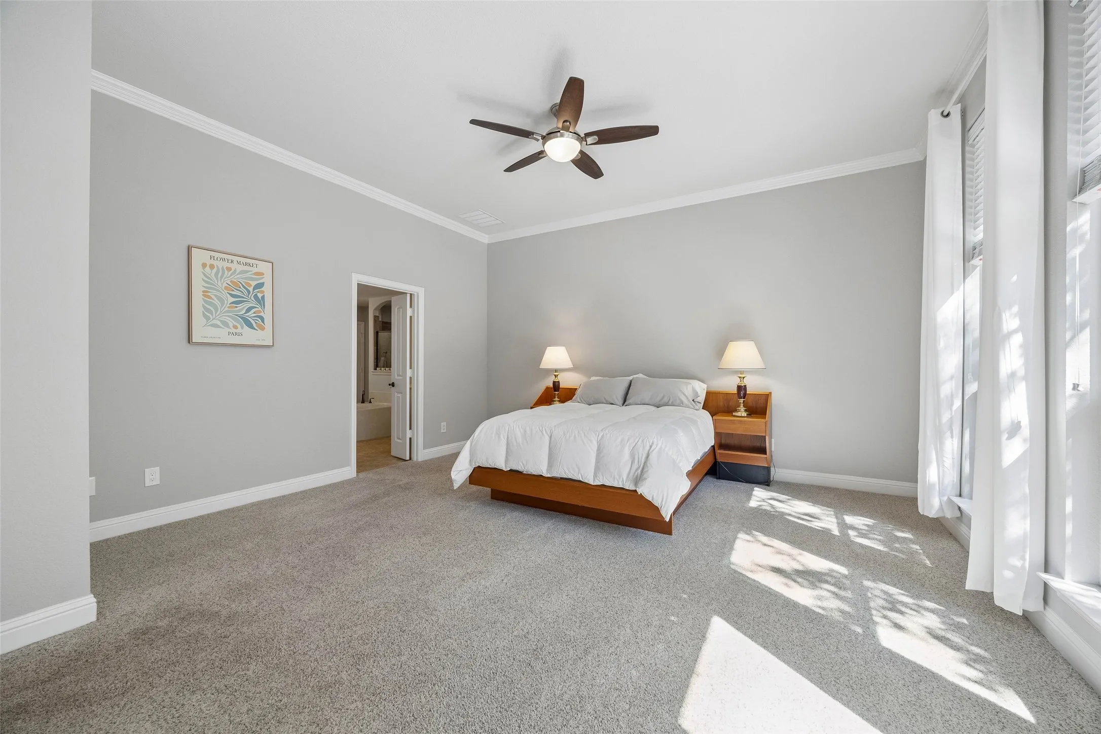 Oversized Primary  Bedroom - perfect place to relax