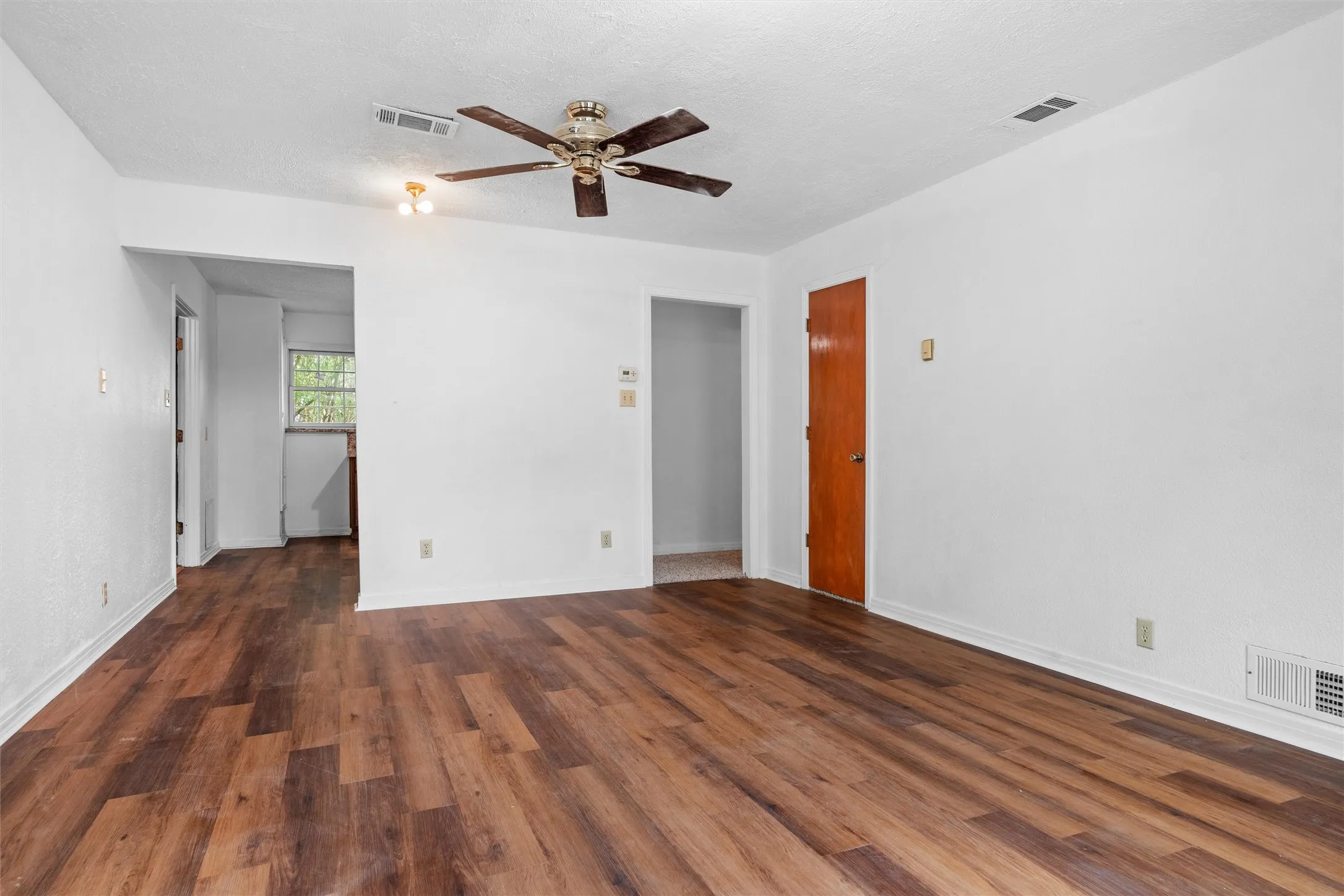 Living area toward the hall