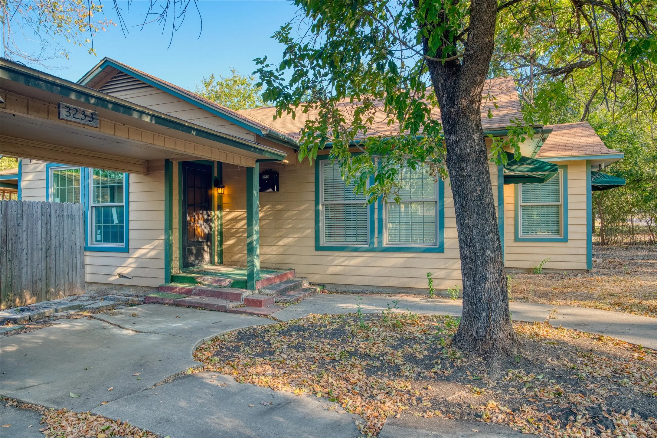 Front entry and porch