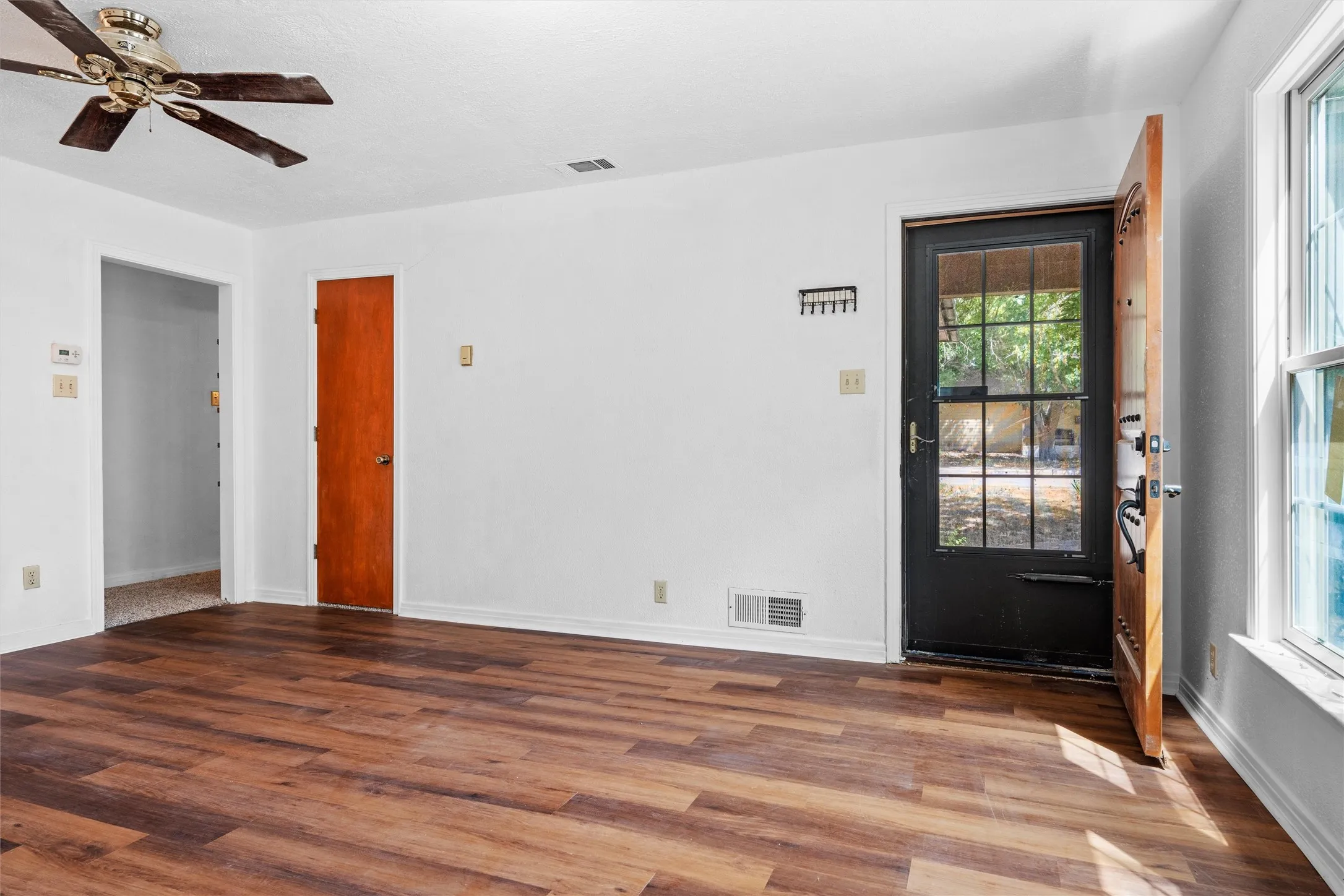 Living room toward the front door