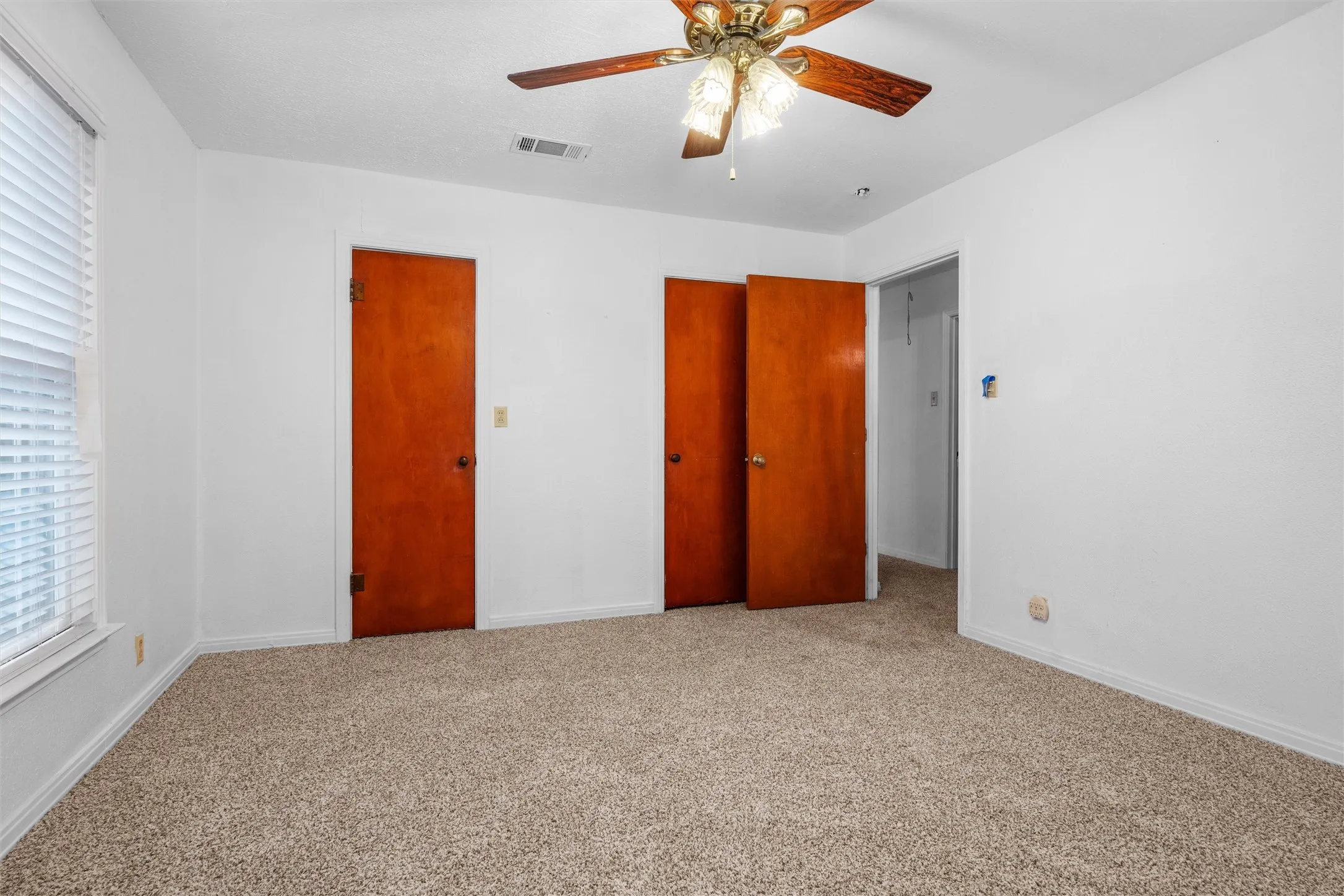 Bedroom 1 closets