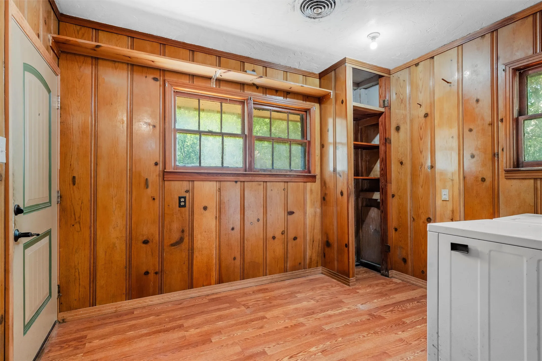 Utility room with pantry