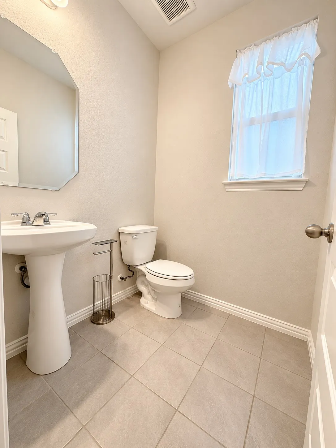 Downstairs half bath