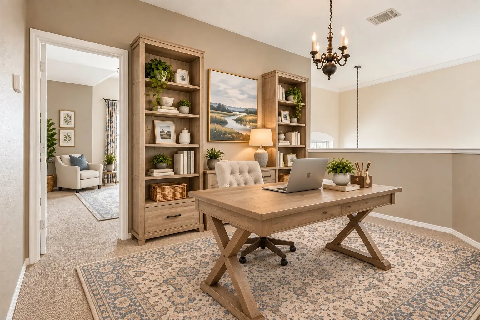 Virtually Staged Office/Nook