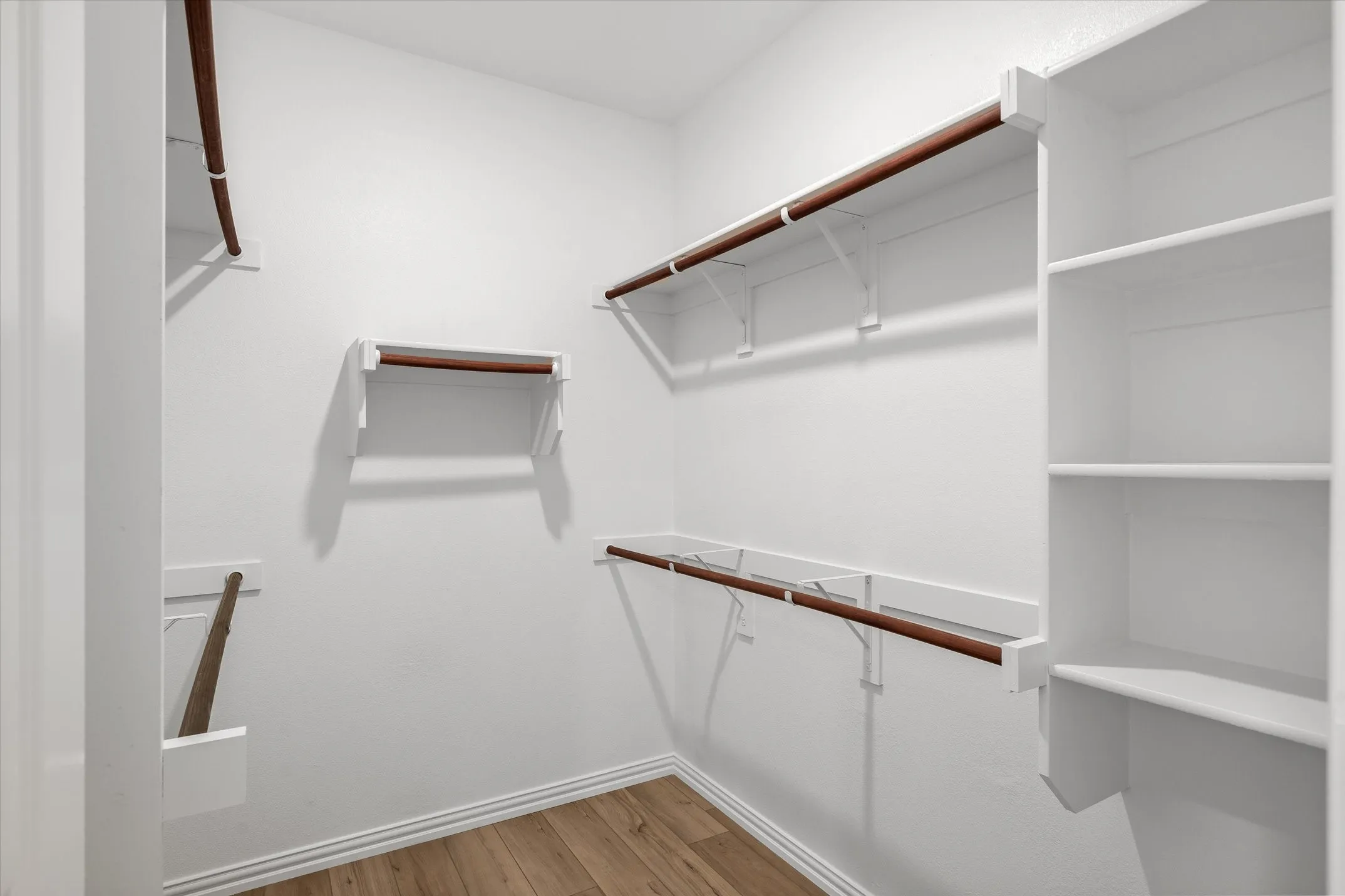 Primary walk in closet