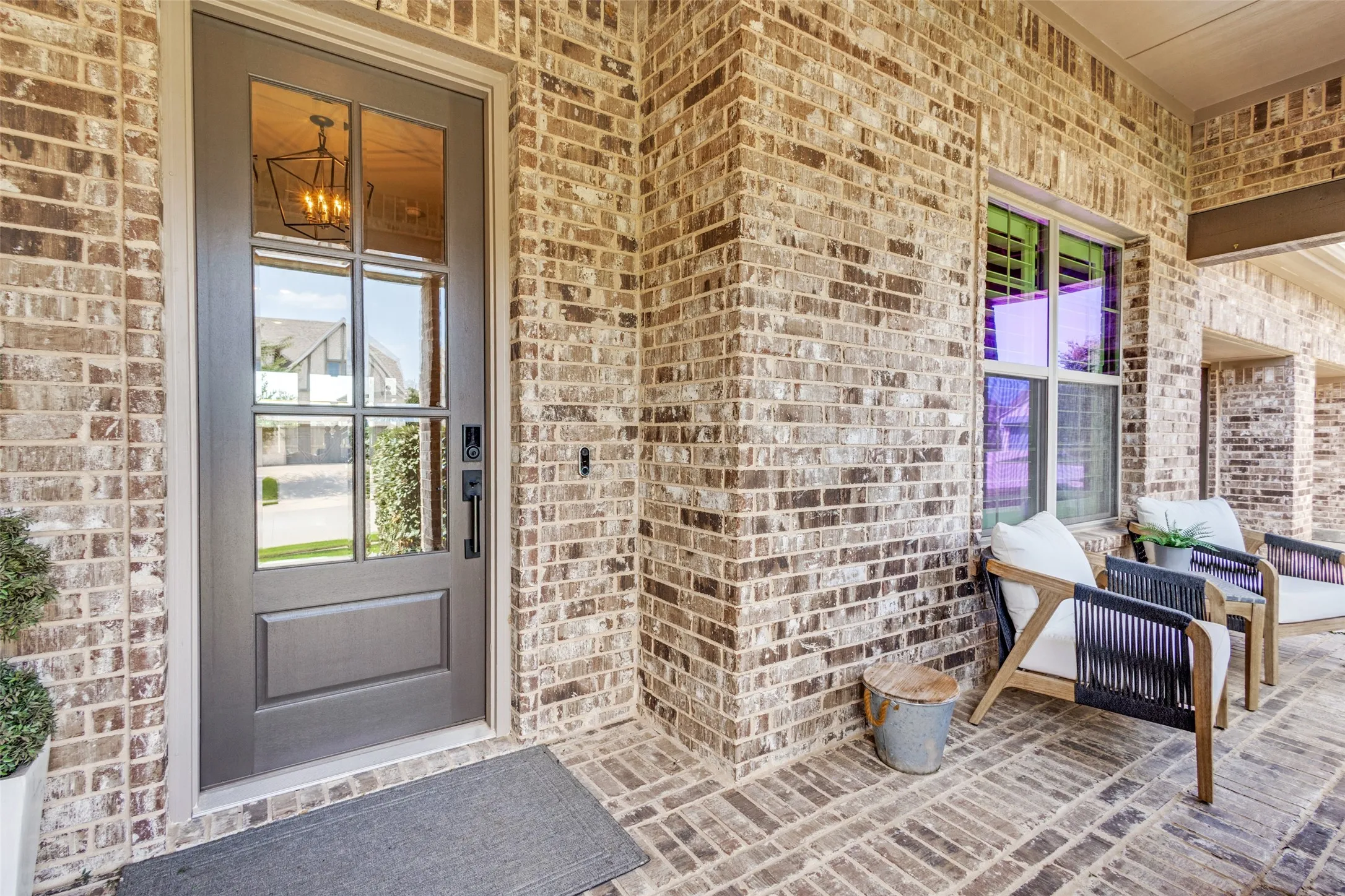Large front porch with plenty of room to sit back and enjoy the view