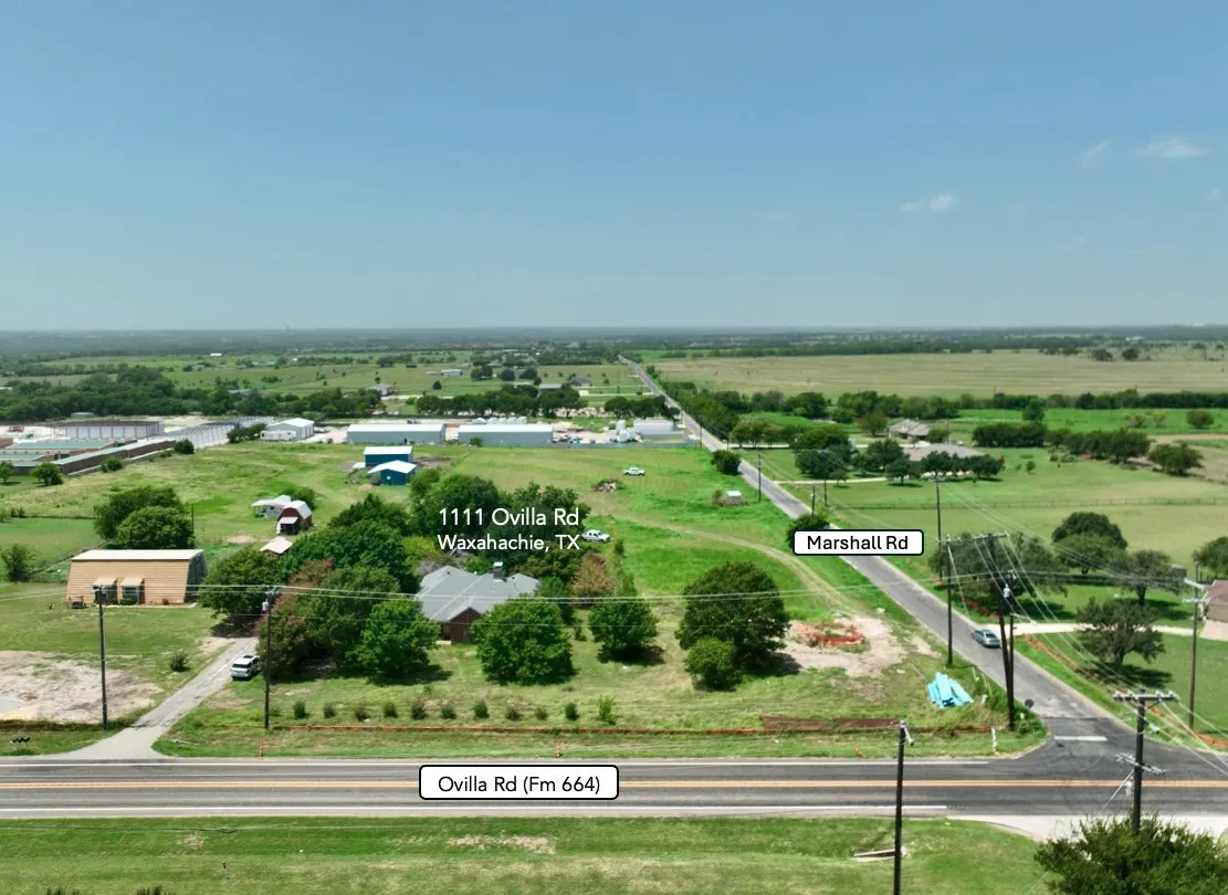 Unimproved Land For Sale in Ellis County , 1111 Ovilla Road, Waxahachie, Texas 75167, 0, 0, Garage spaces, 0 Sqft, built in 1986, mls#21403276, Real Estate Agent in Waxahachie, Homes For Sale in Ellis county, Homes For Sale in Waxahachie, Realtor in Waxahachie Texas, Real Estate Brokerage Independent Realty Texas, Luminita Cordes Realtor