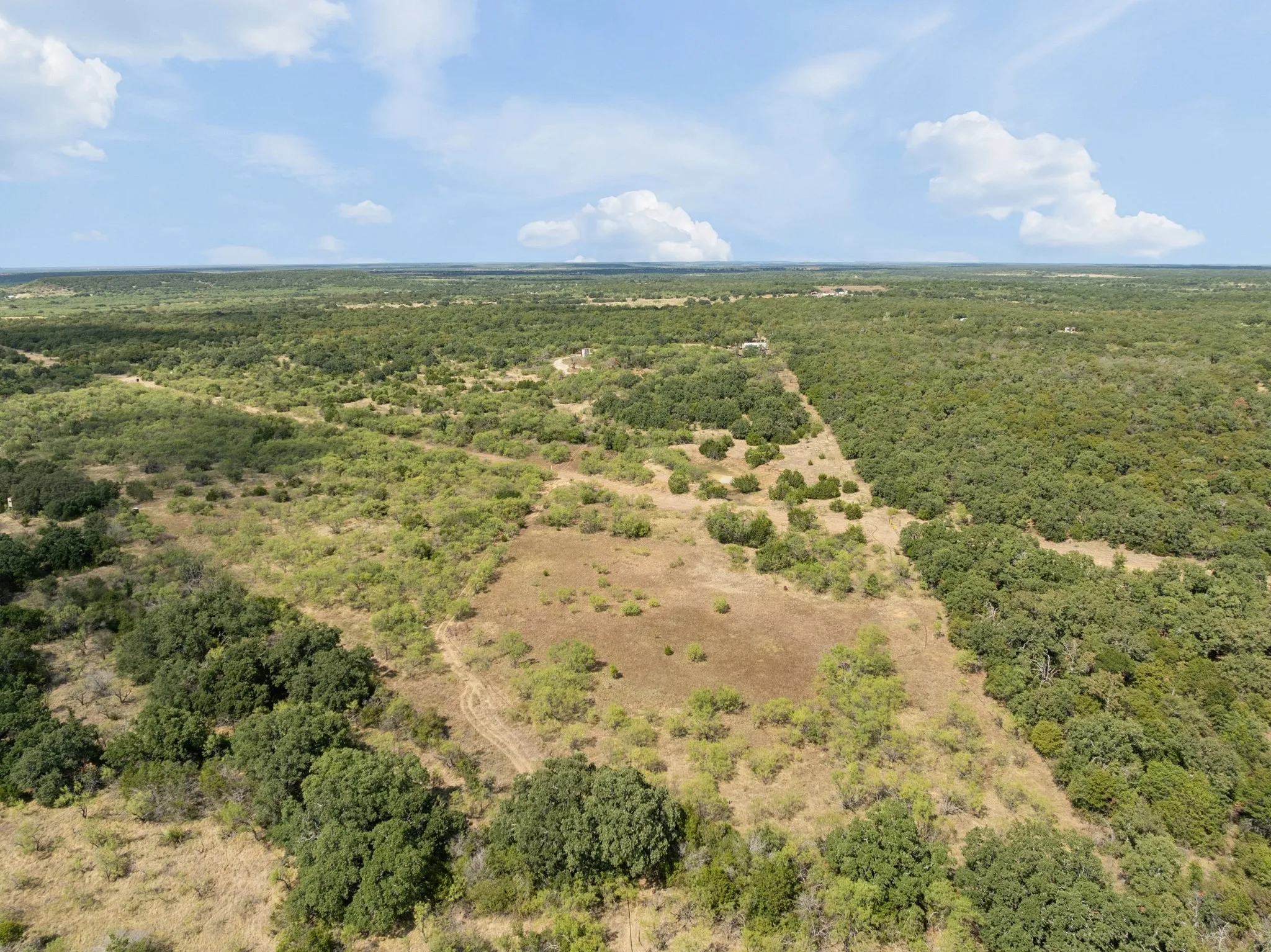 Expansive property featuring a combination of dense tree cover and open clearings