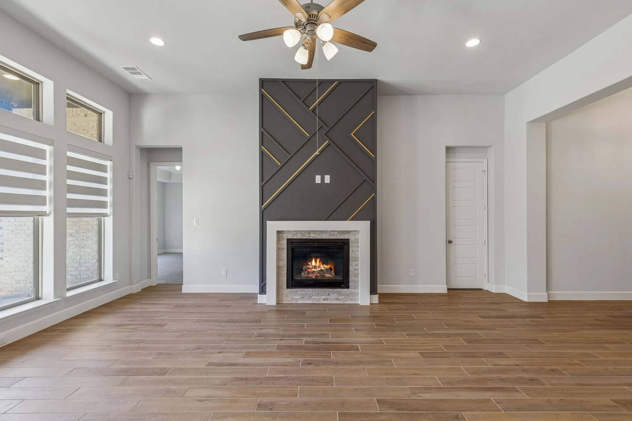 Living Room with Gas Fireplace