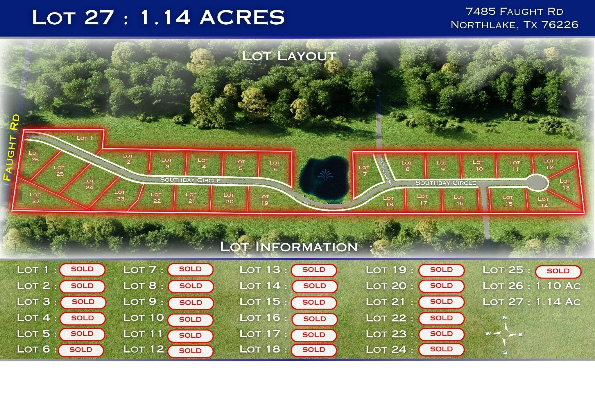2 lots remaining!