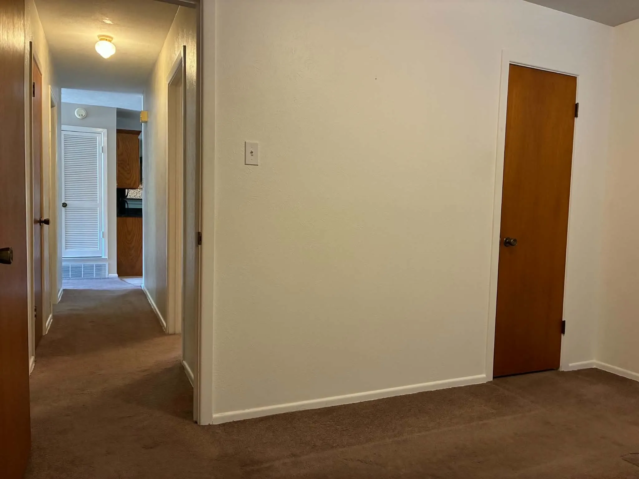 Bedroom at the end of the hallway