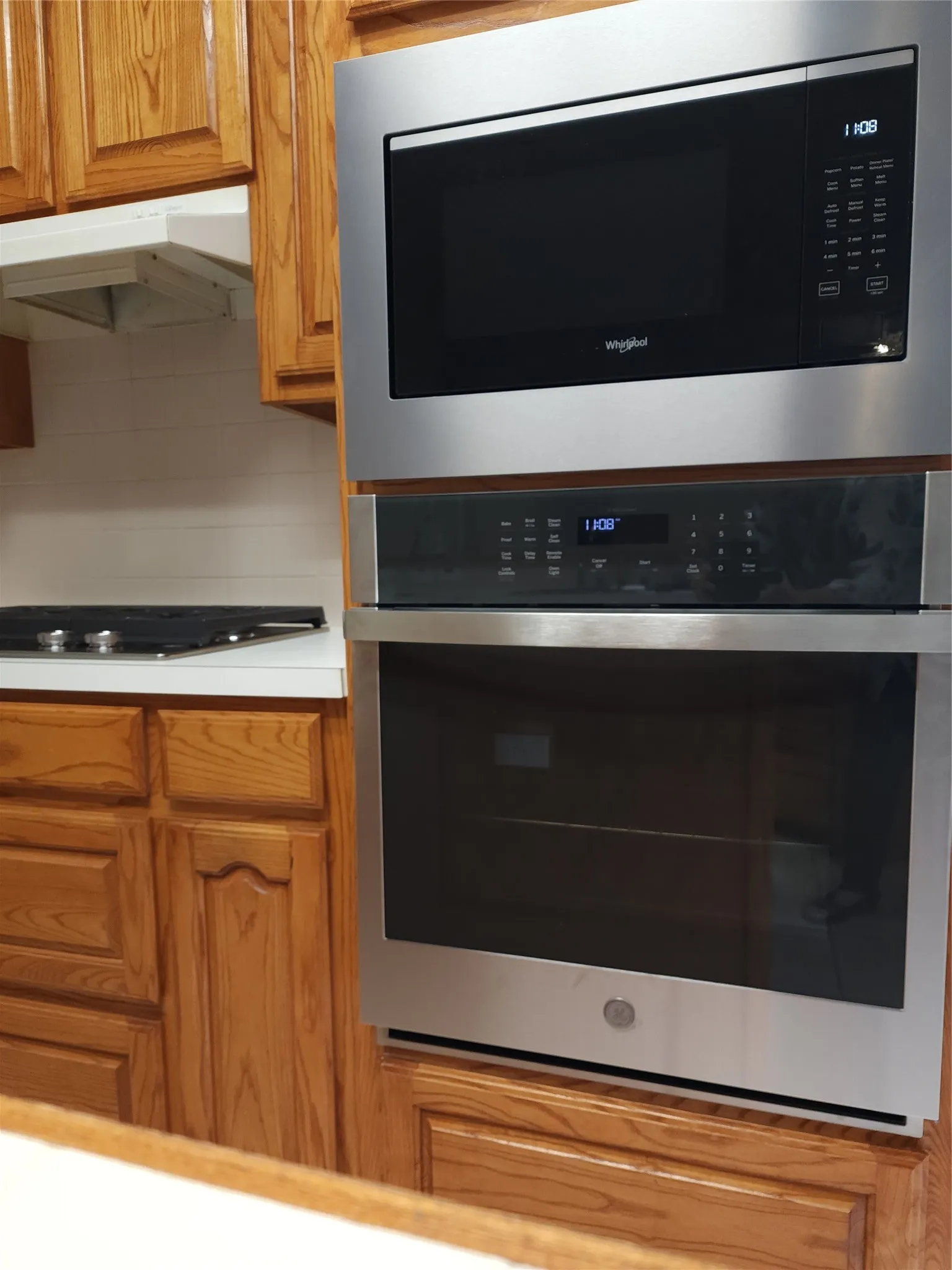 Updated microwave and Oven