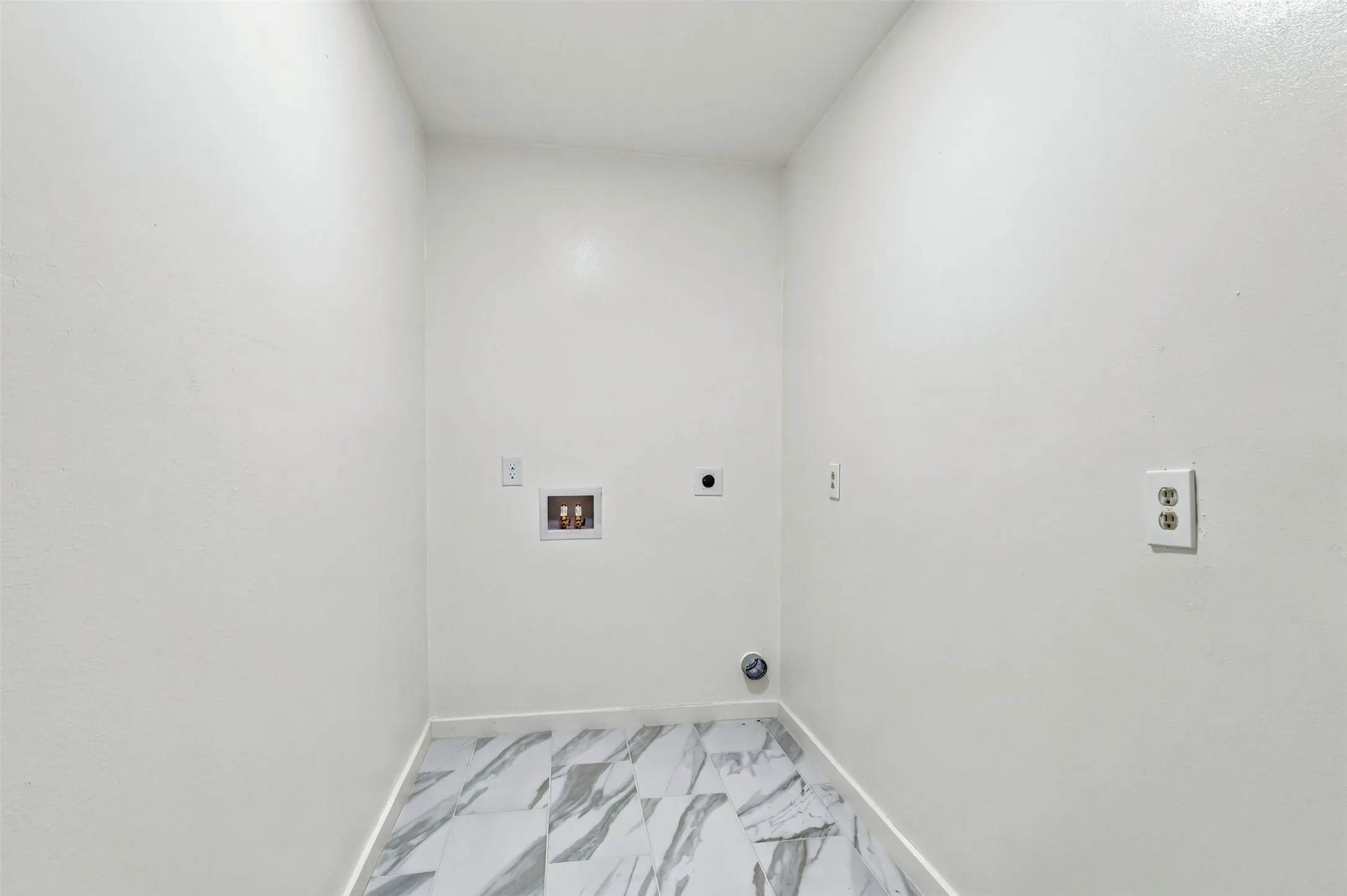 White walls with a light sheen finish
