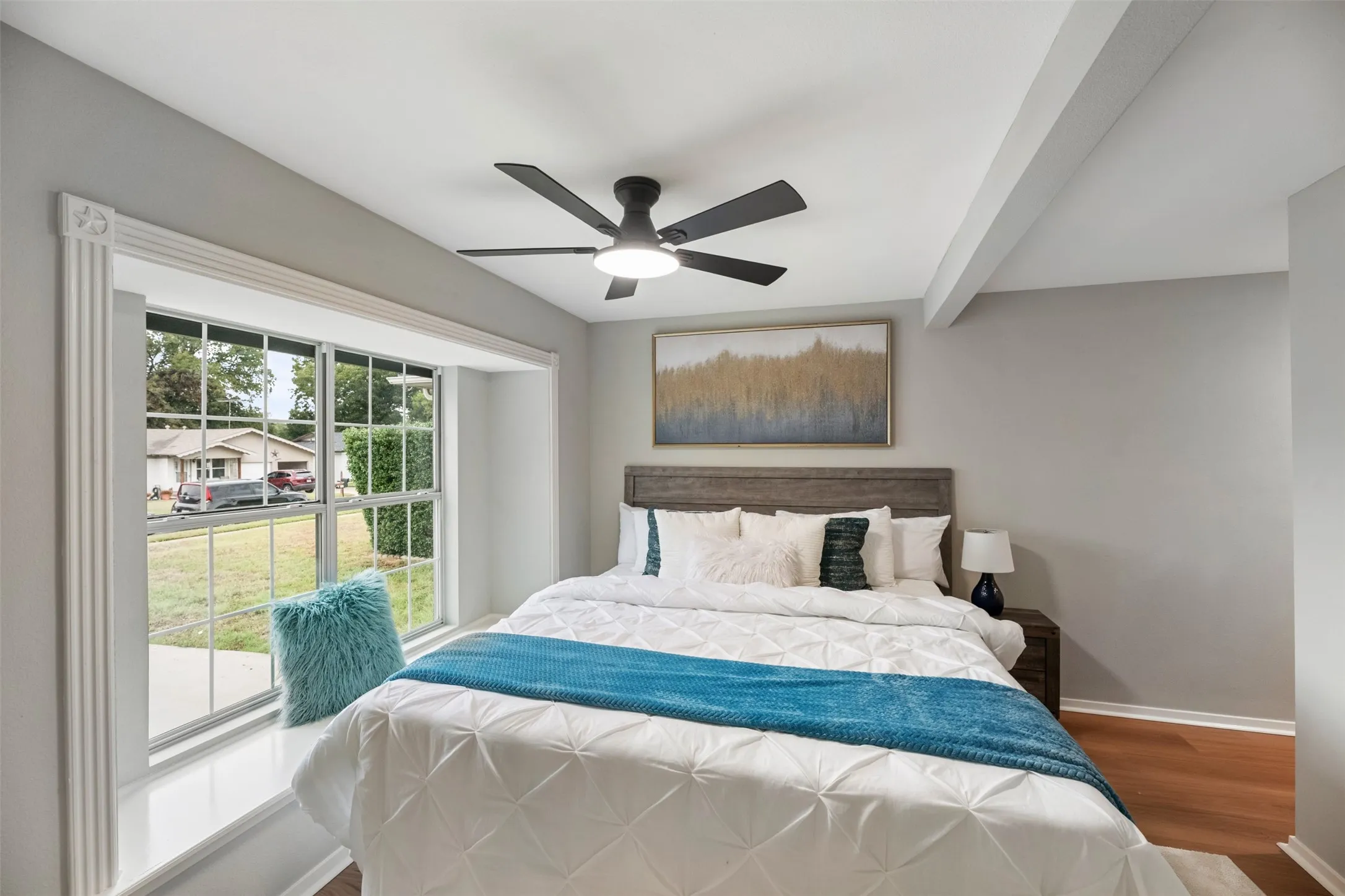 Primary Bedroom with a nice double window letting in plenty of natural light