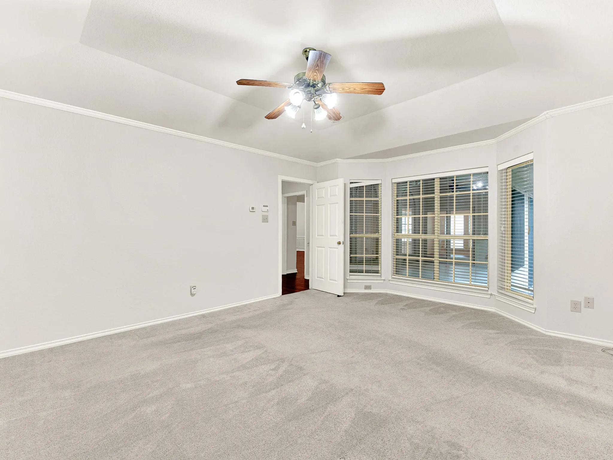 Another view of the spacious primary bedroom