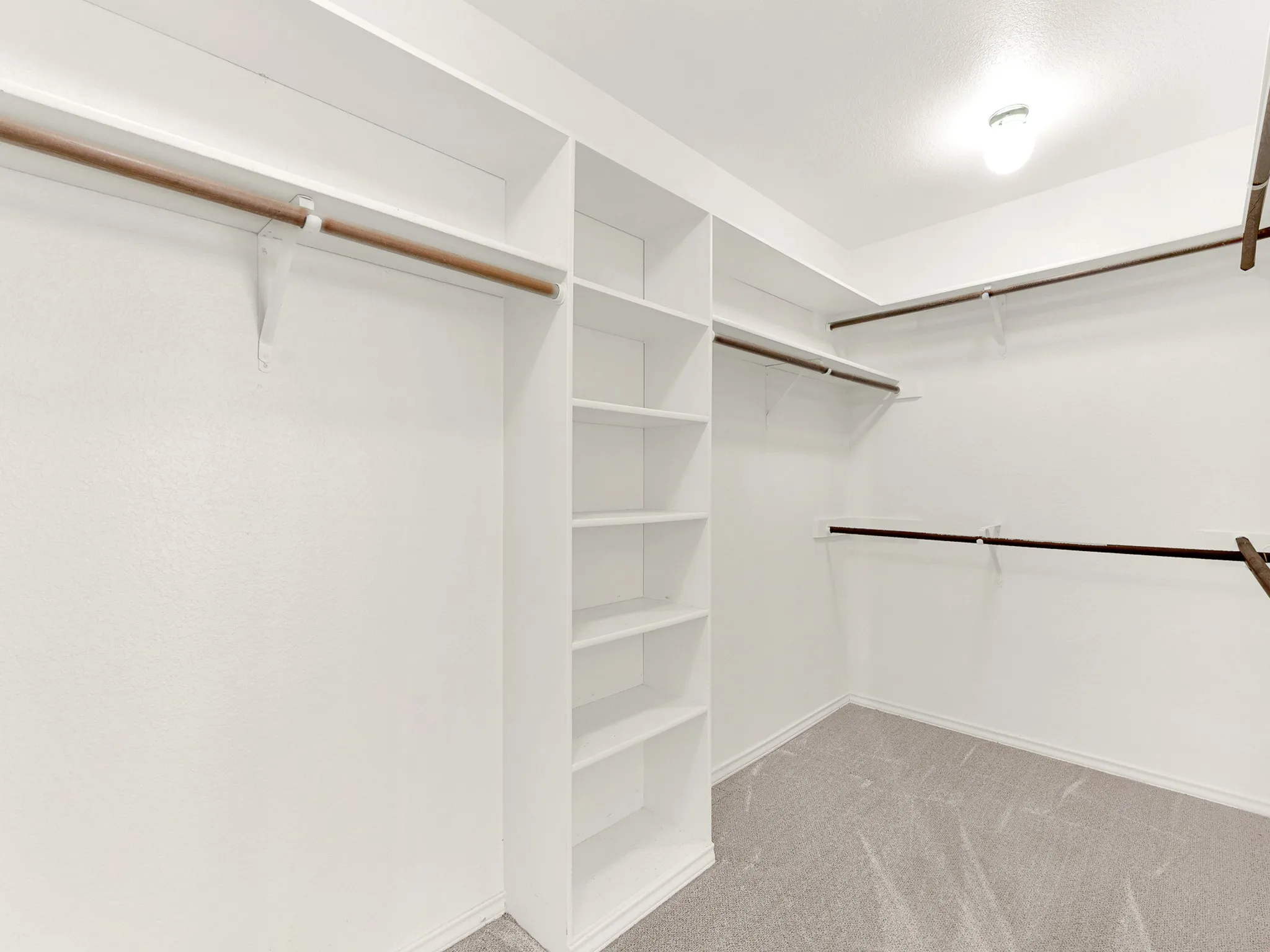 Huge walk-in closet in primary suite