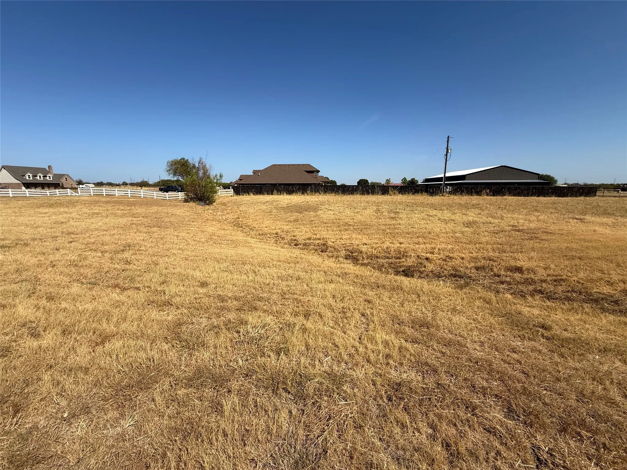 Expansive open land with a clear, unobstructed sky