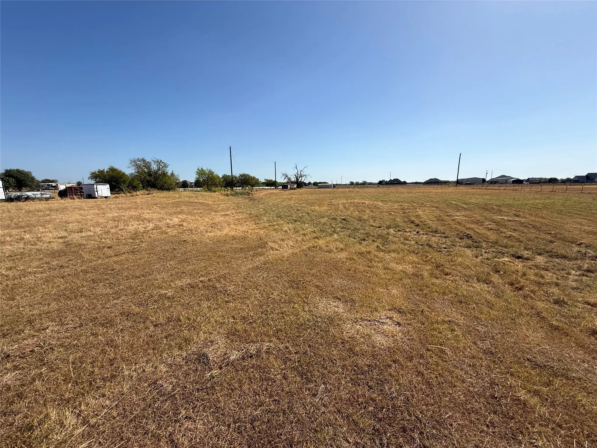 Expansive open land with a clear sky backdrop