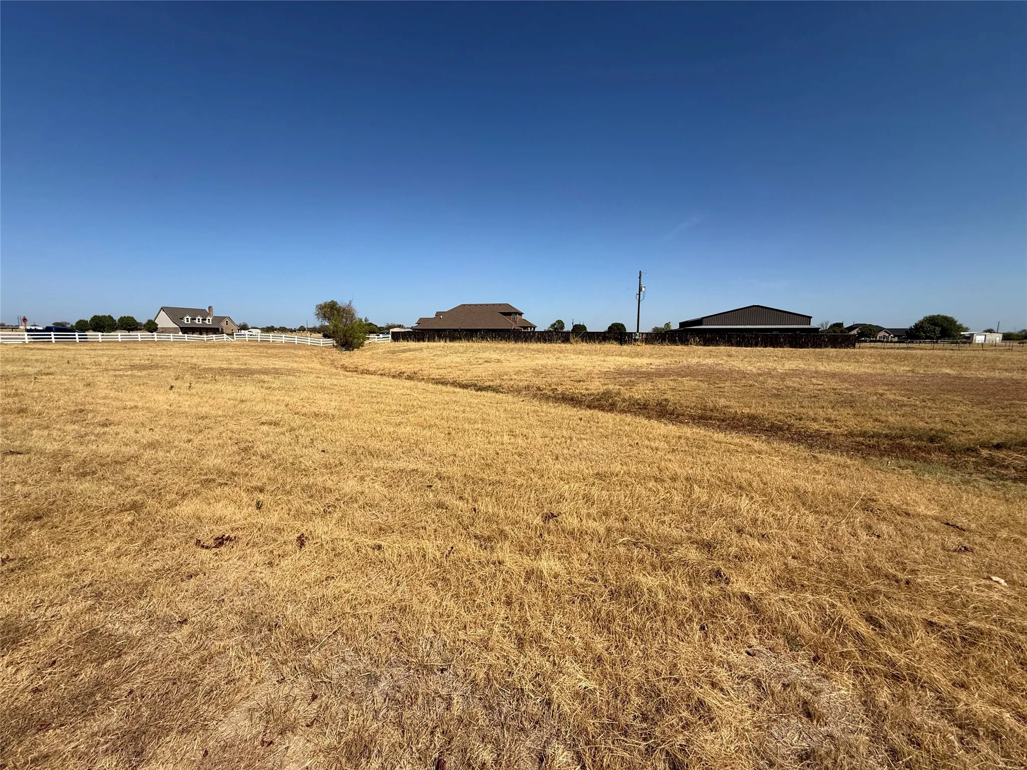 Expansive open land with a clear, unobstructed sky