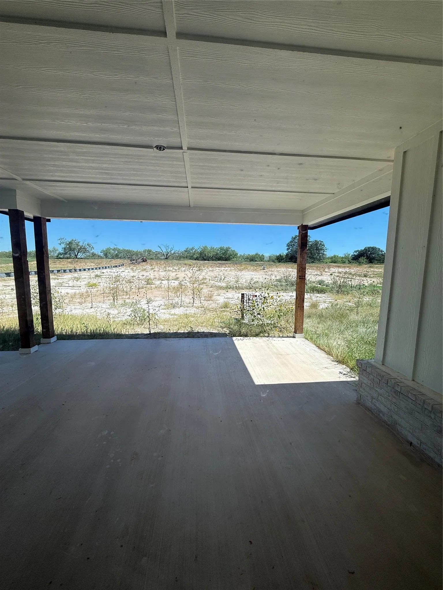 Back of property