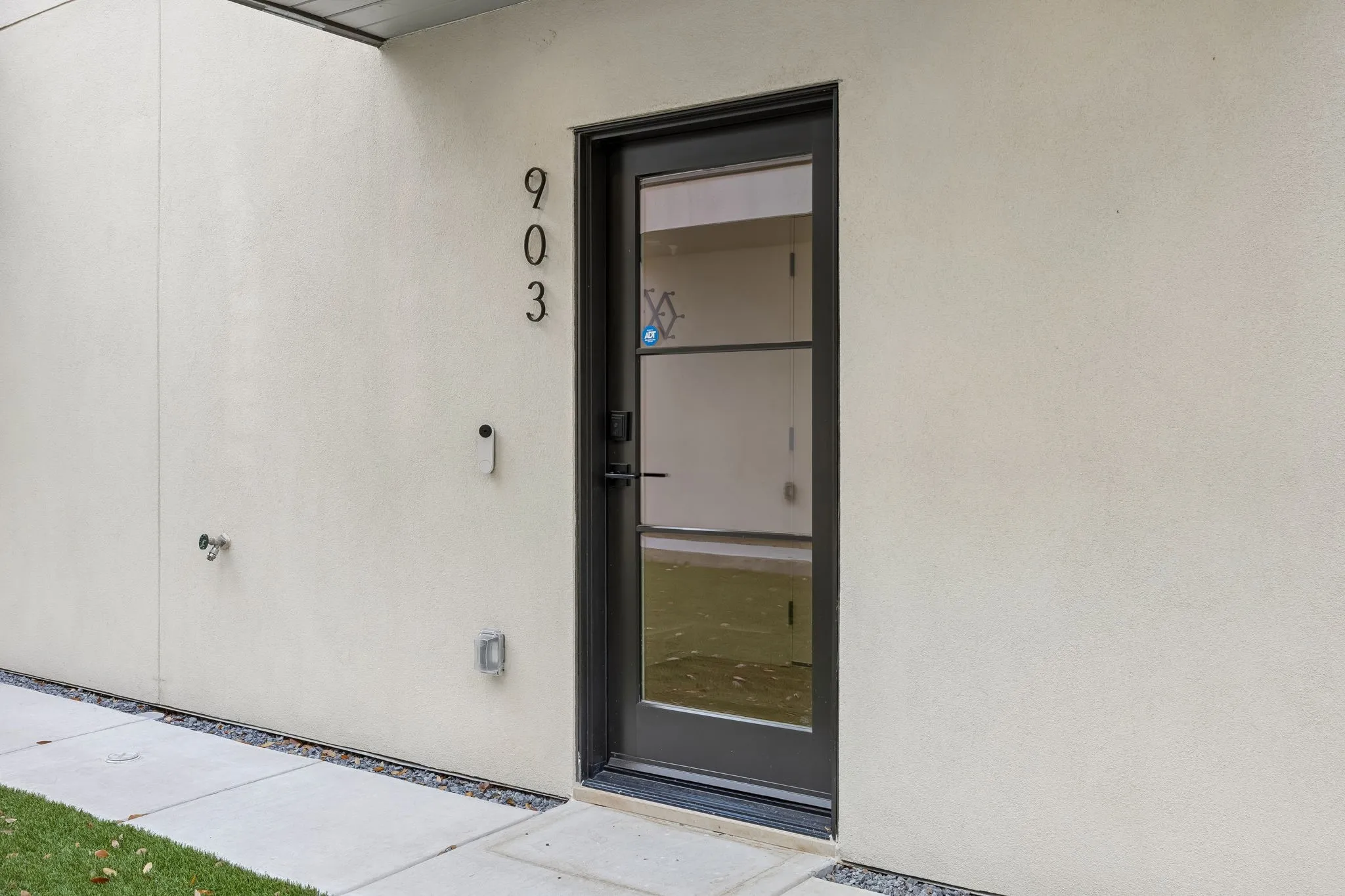 View of entrance to your new home!