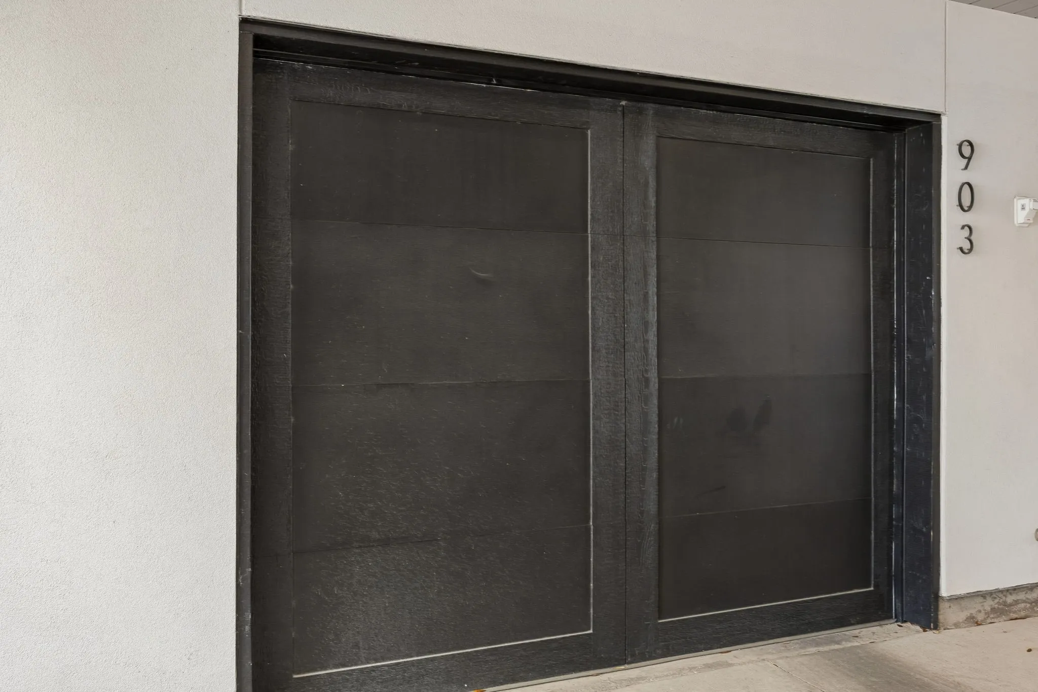 Private one-car garage with ample visitor parking available on the property.