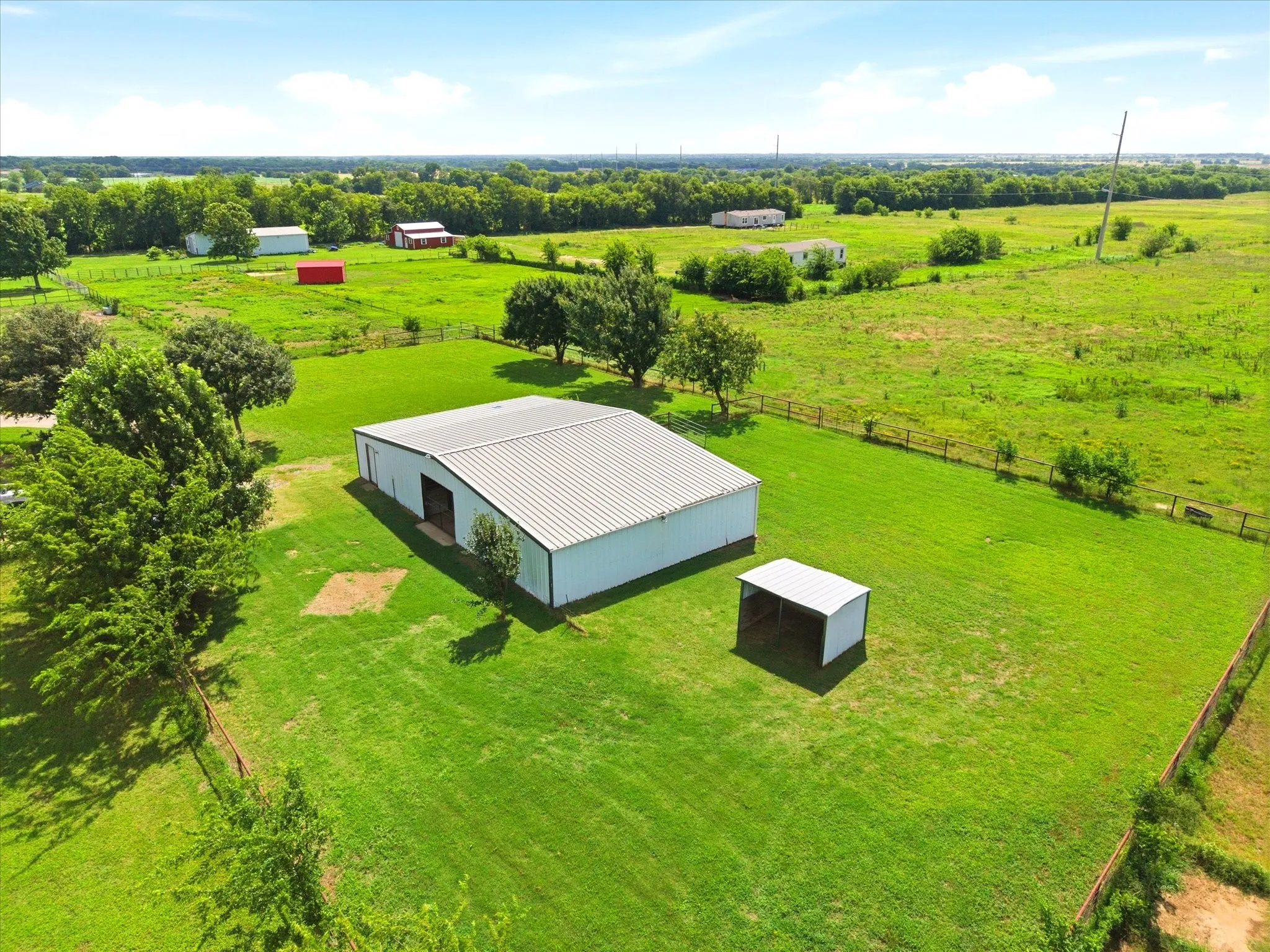 Another view of the barn, looking toward the NE of the property.