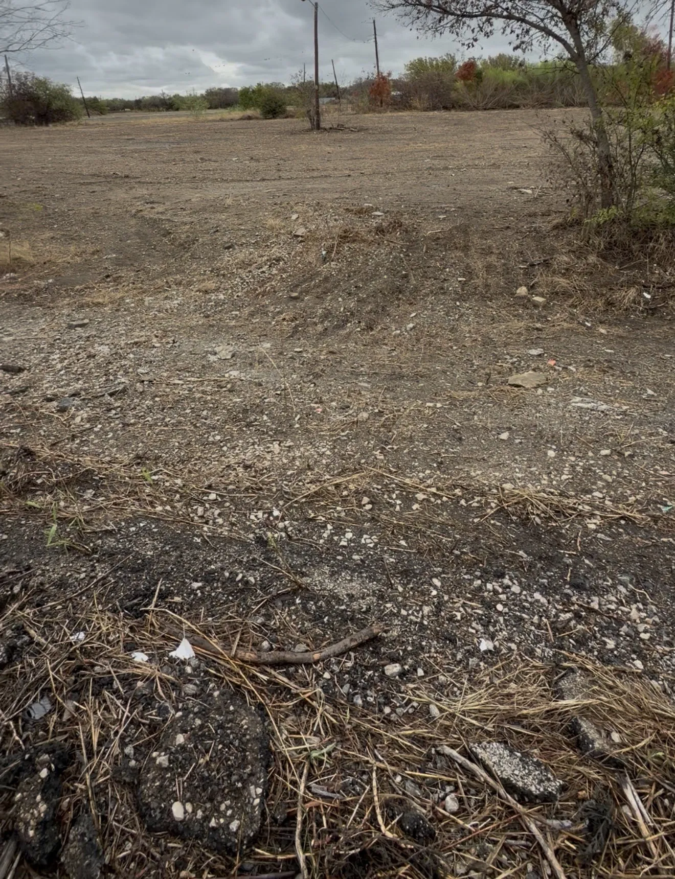 Adjacent interior lot at 5368 Pixie Ln — cleared and ready for development. Combined with corner parcel for a total of approximately 0.548 acres of commercial land.