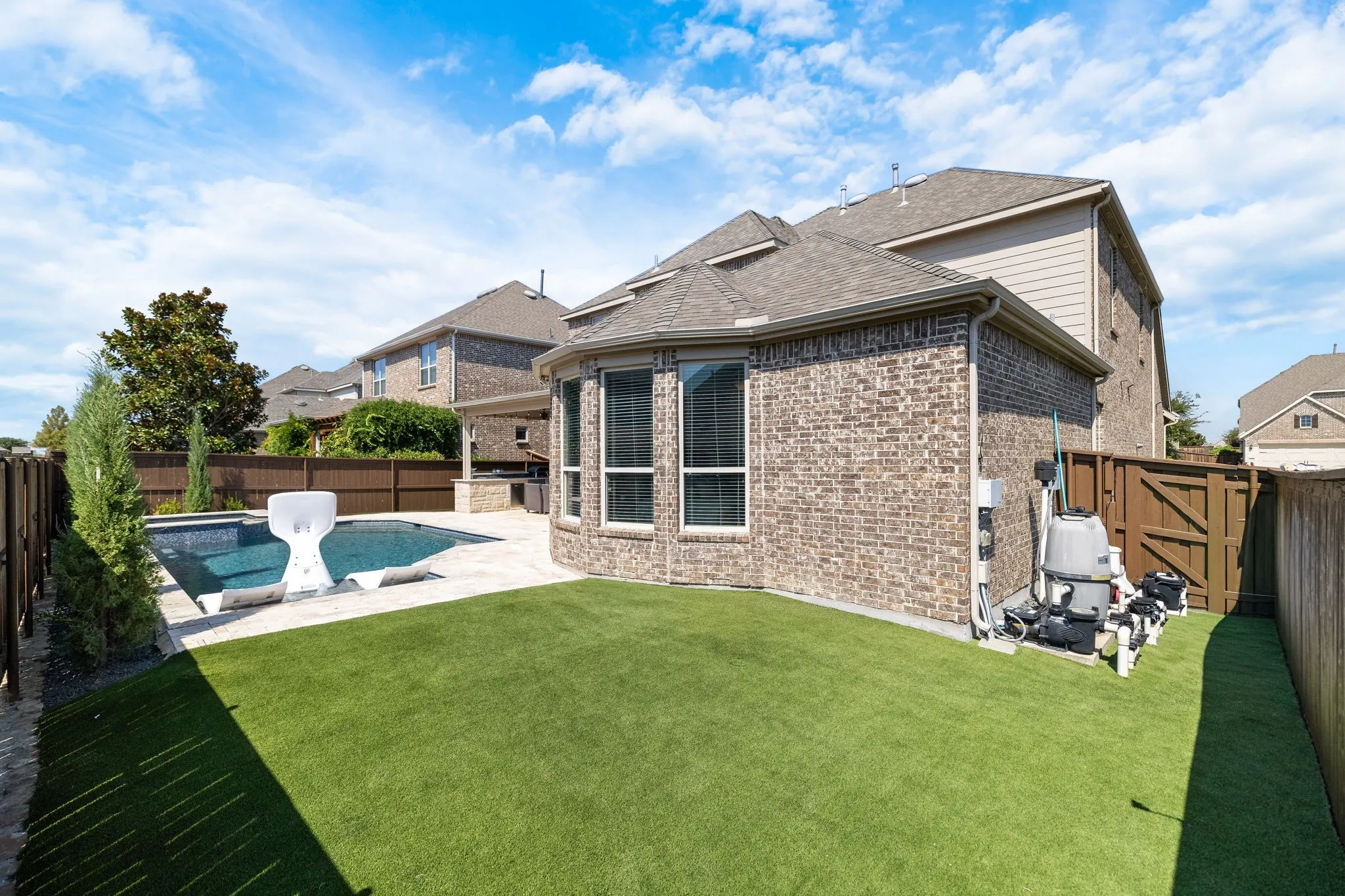 Low Maintenance Back Yard!