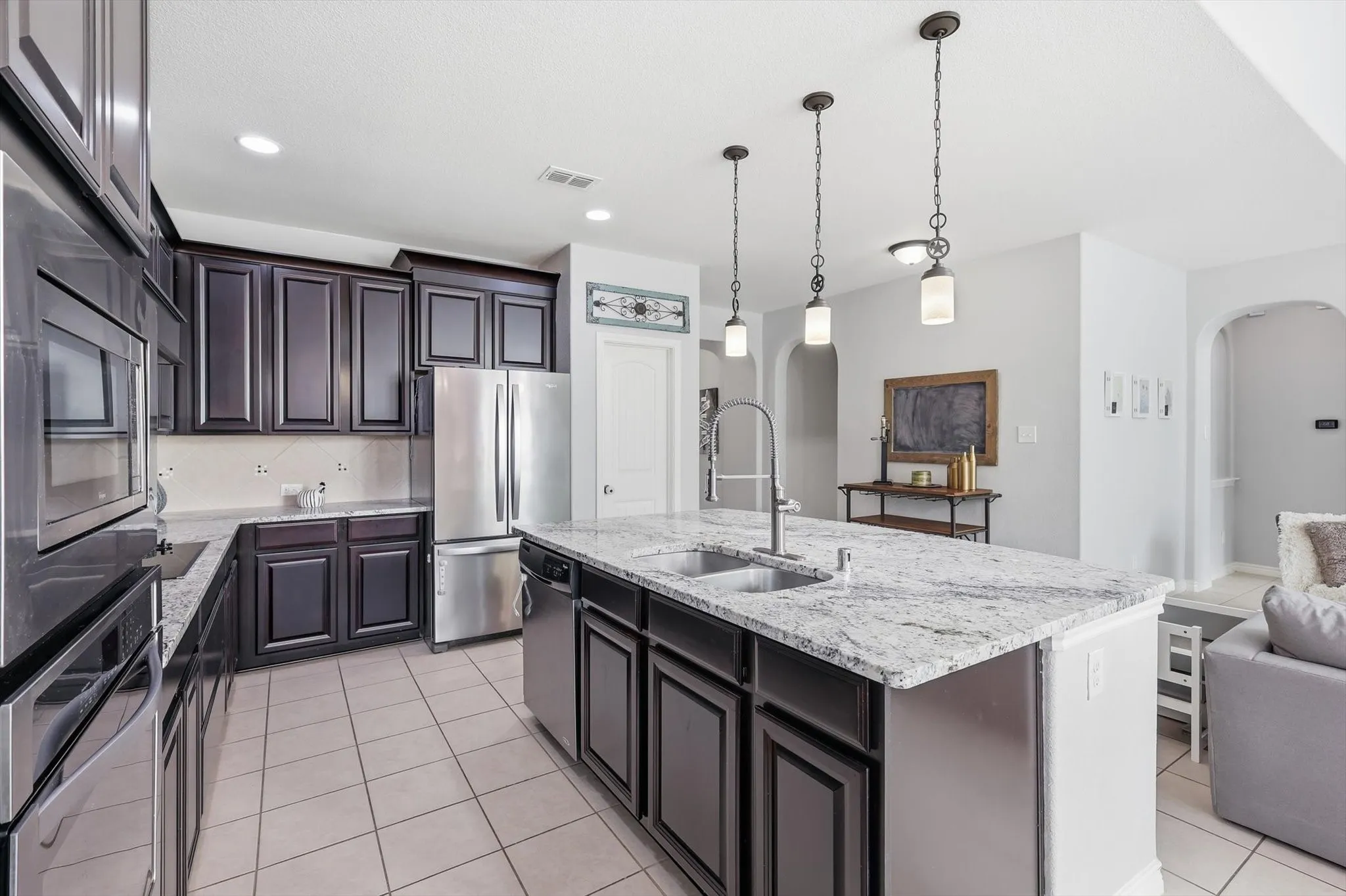 An abundance of cabinetry too.