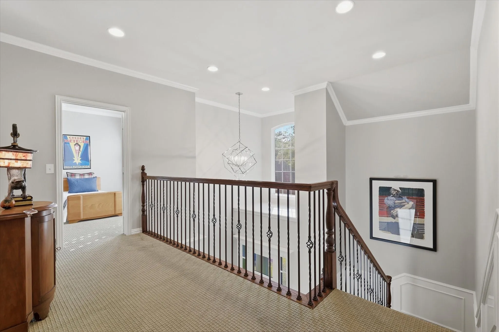 Upstairs, two guest bedrooms share an updated Jack-and-Jill bath, and a spacious, shelf lined closet and walk-in attic provide convenient storage.