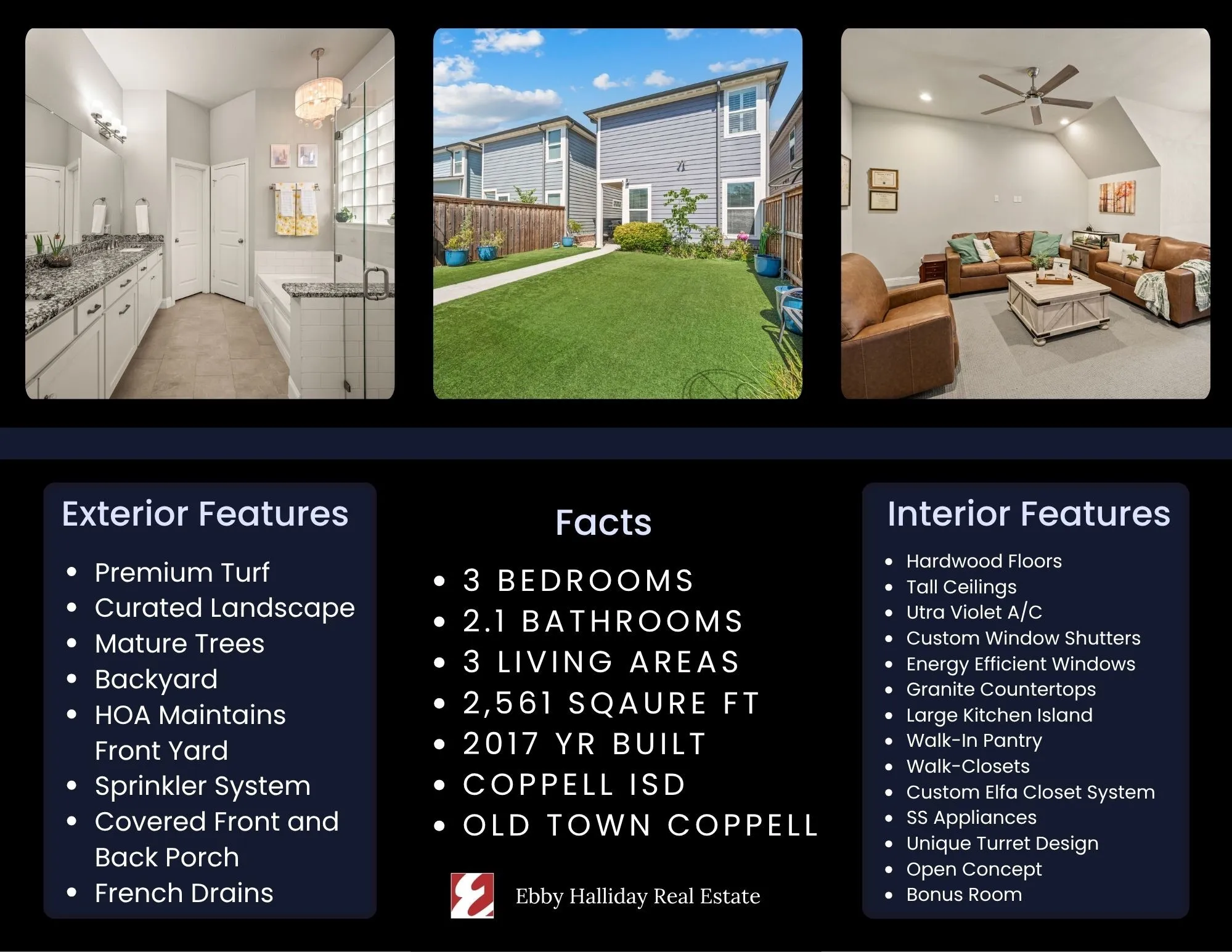 Single Family Residence For Sale in Dallas County , 737 Hammond Street, Coppell, Texas 75019, 3 Bedroom, 3 Bathroom, 2 Garage spaces, 2,561 Sqft, built in 2017, mls#21403350, Real Estate Agent in Coppell, Homes For Sale in Dallas county, Homes For Sale in Coppell, Realtor in Coppell Texas, Real Estate Brokerage Independent Realty Texas, Luminita Cordes Realtor