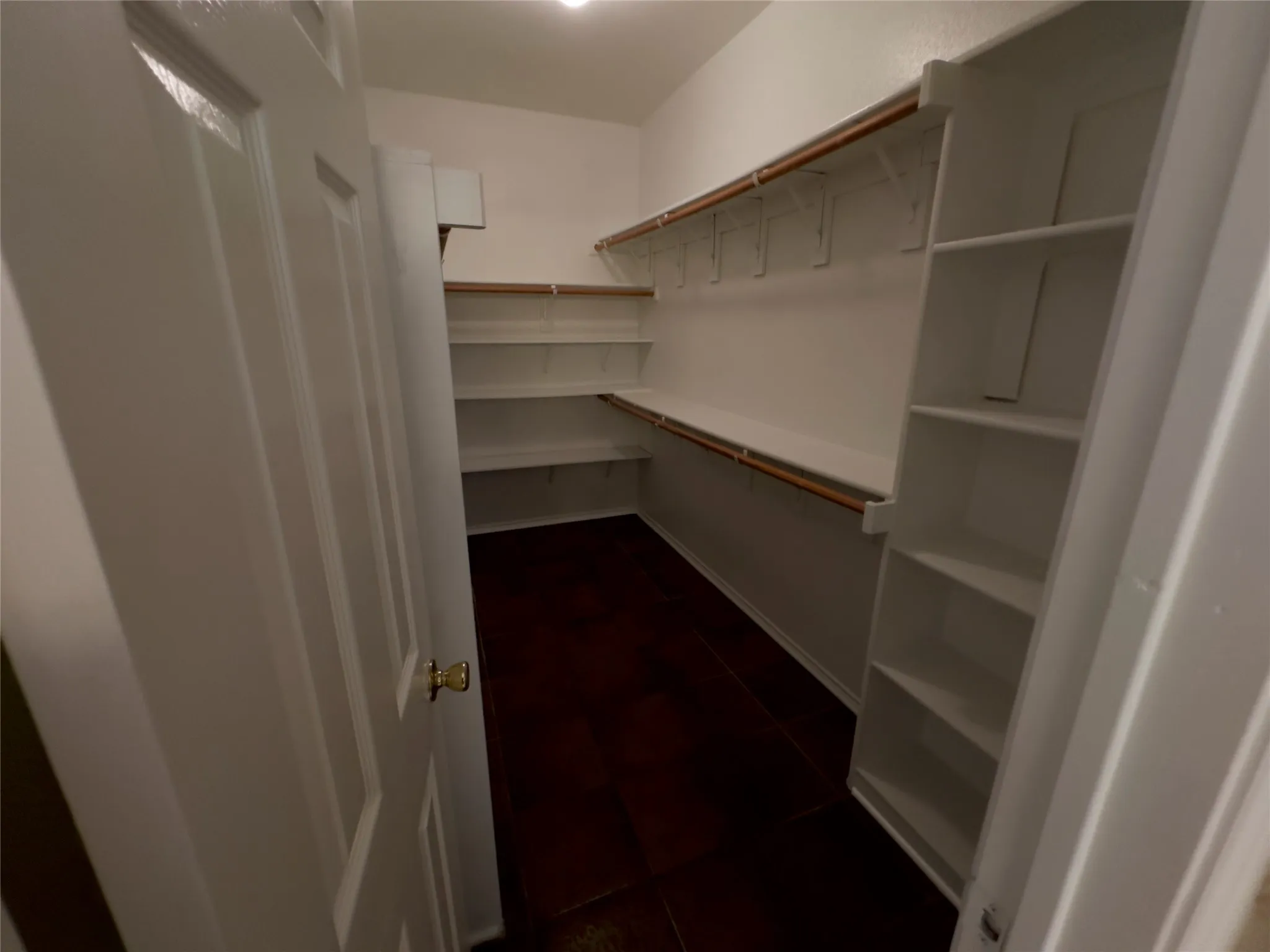 View of spacious closet