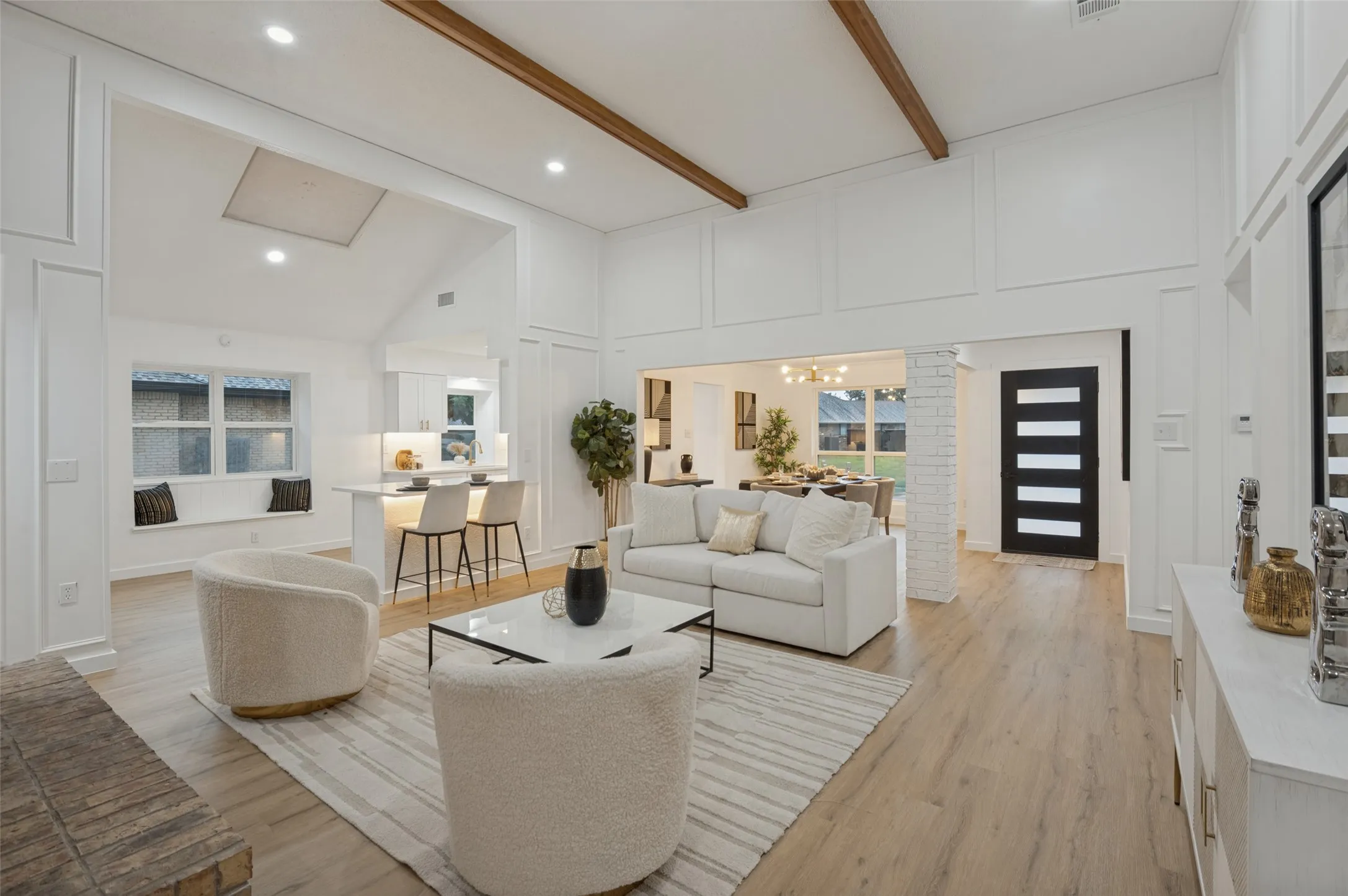 Living room wide view