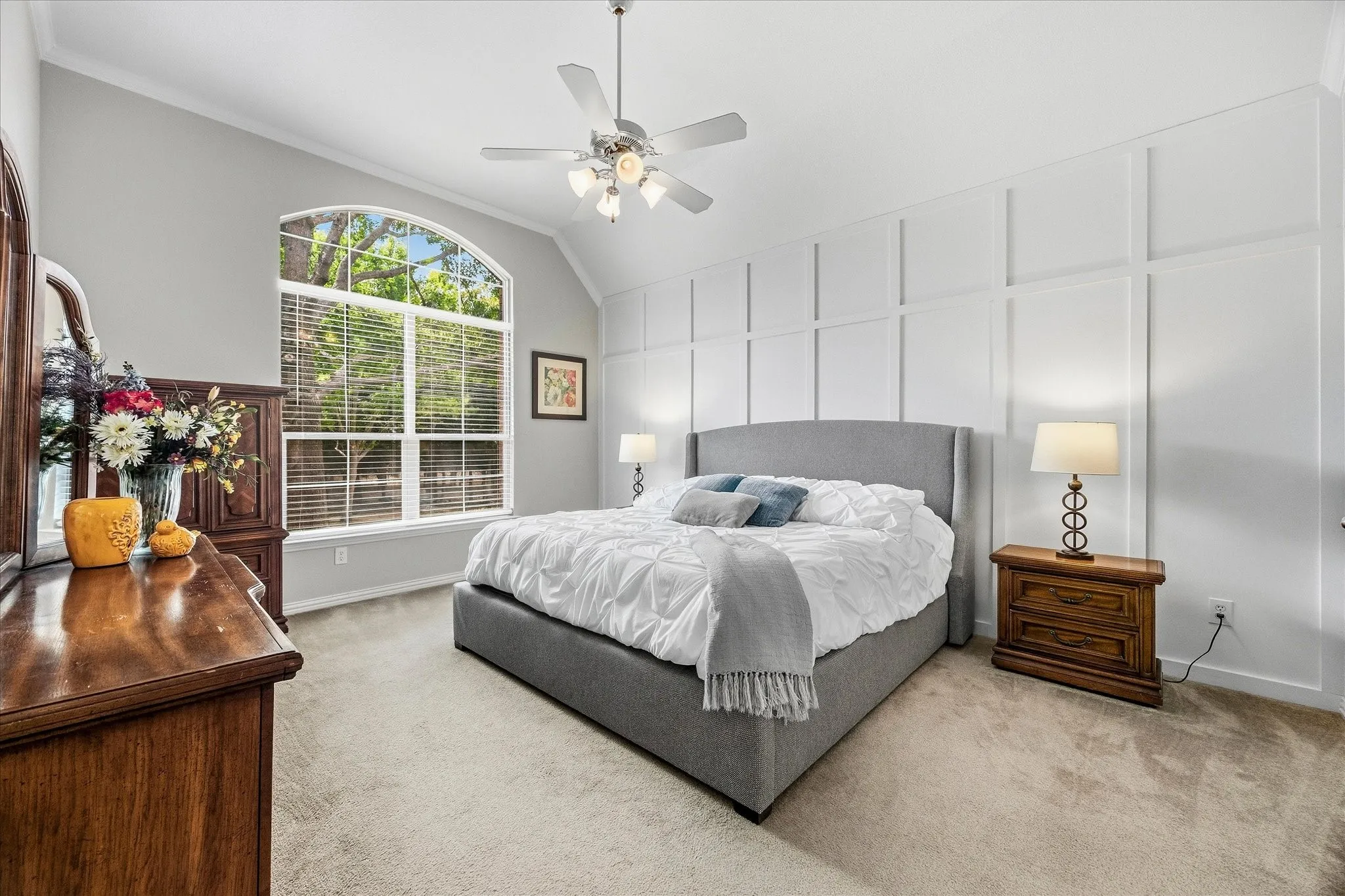 Amazing master bedroom opens onto ensuite spa style master bath