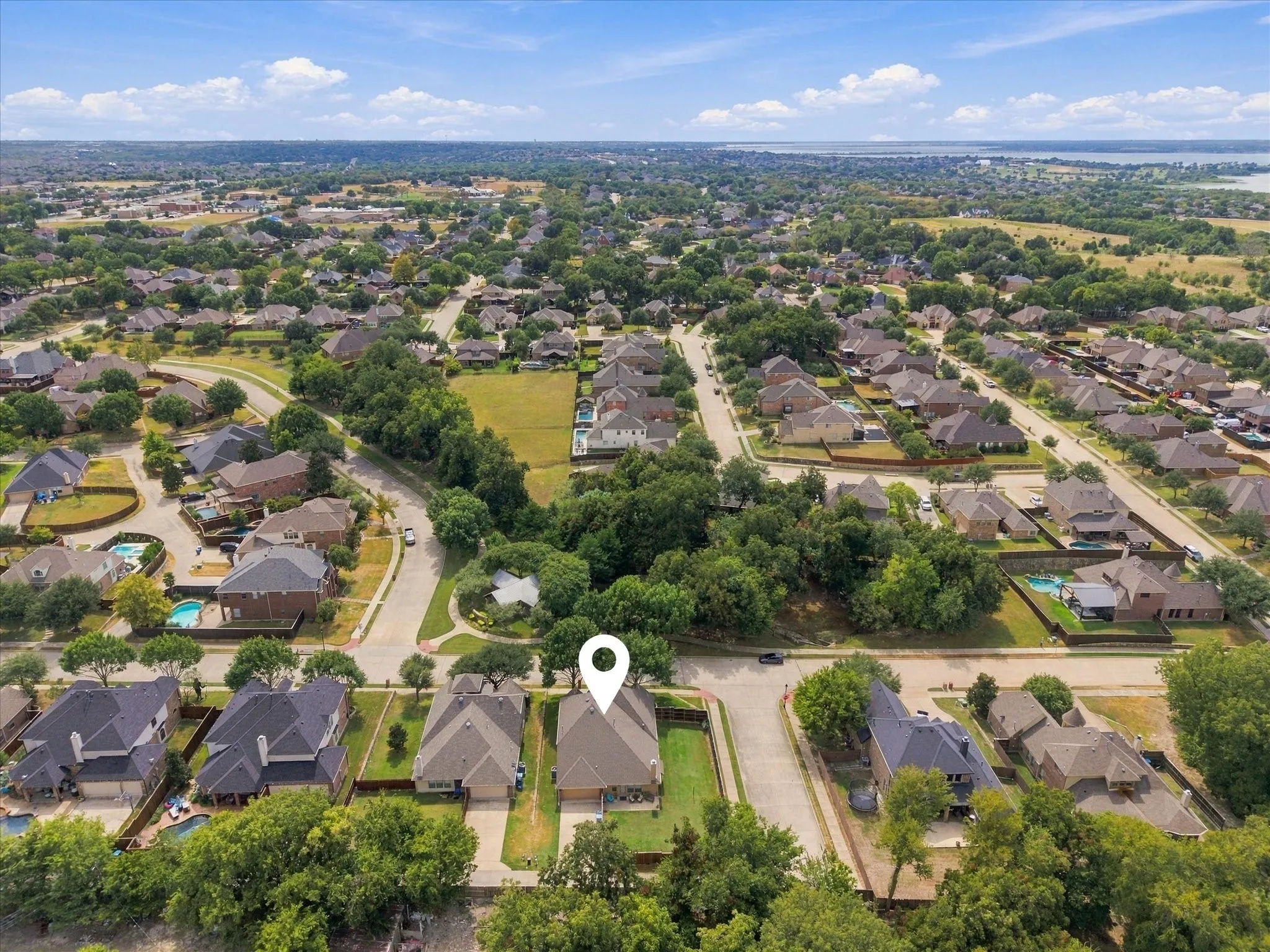 Aerial view of this gorgeous neighborhood!