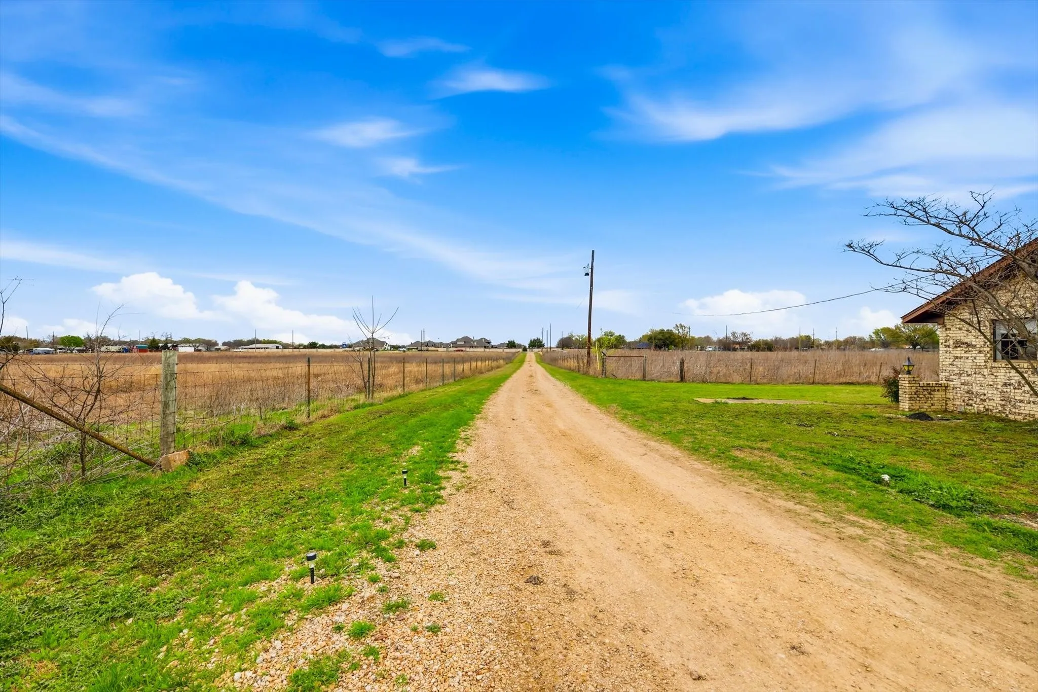 View of dirt / gravel road