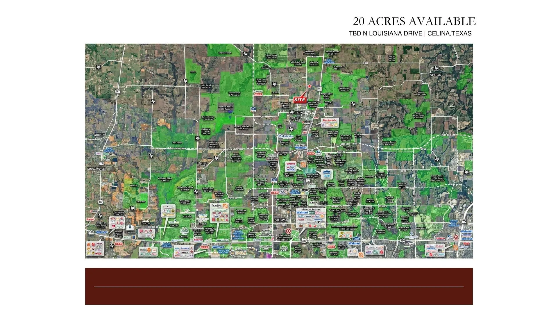 Site Plan. Illustrating the location and surrounding area of the property