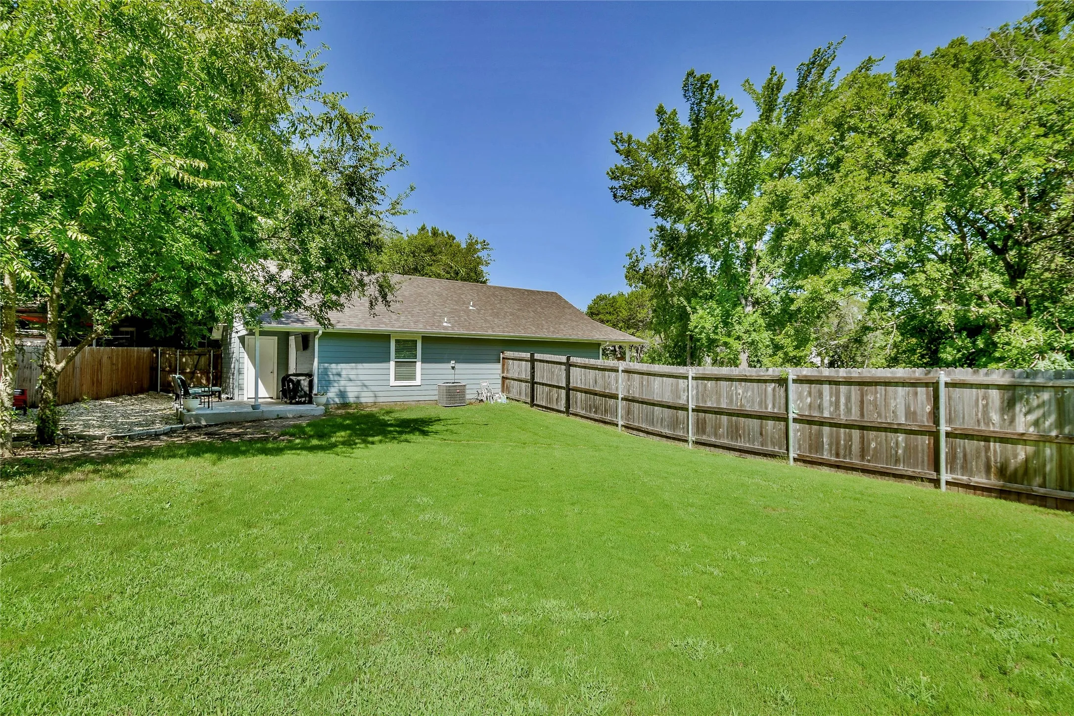 Giant backyard!